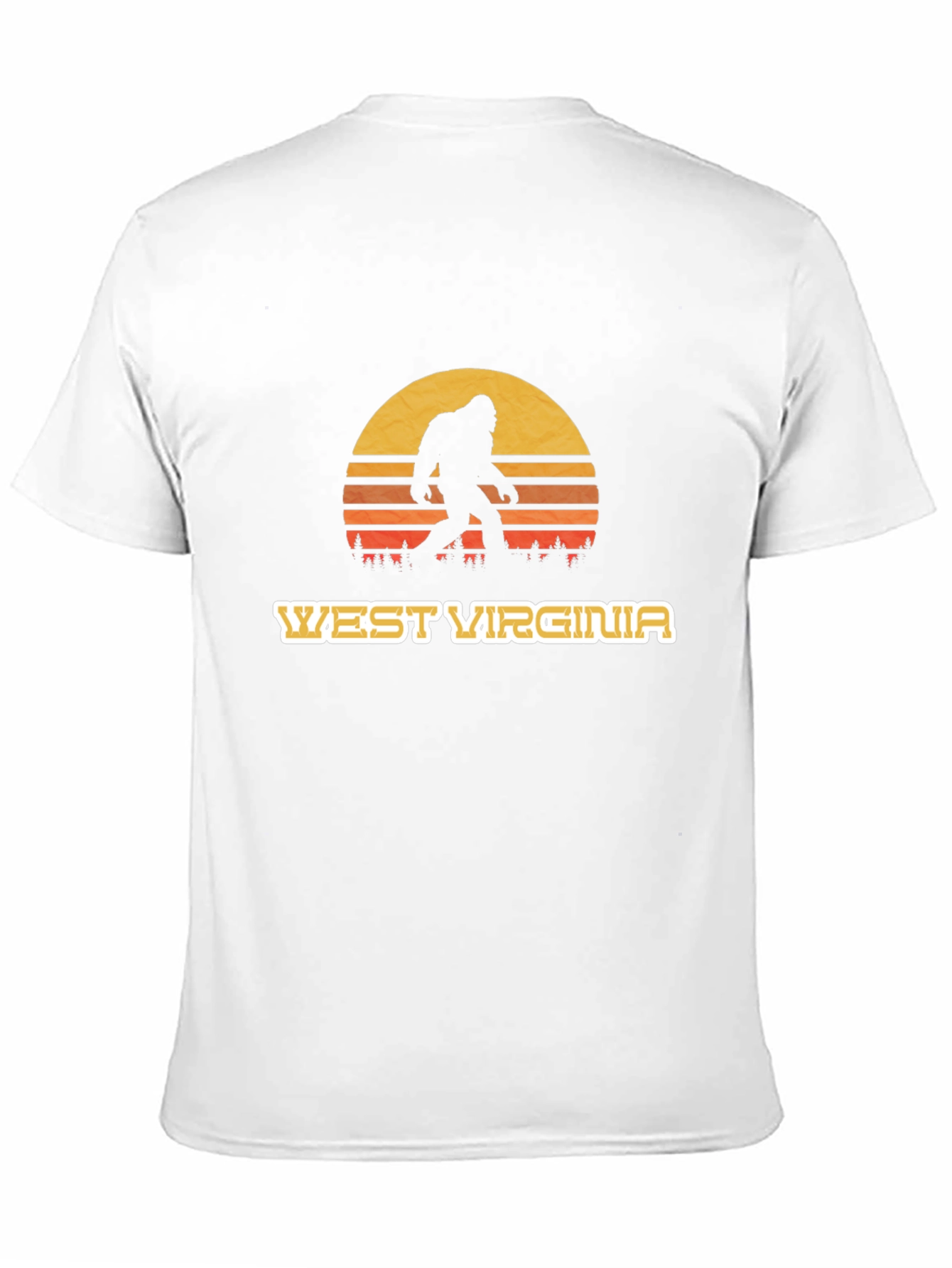West Virginia Bigfoot Sunset T-Shirt