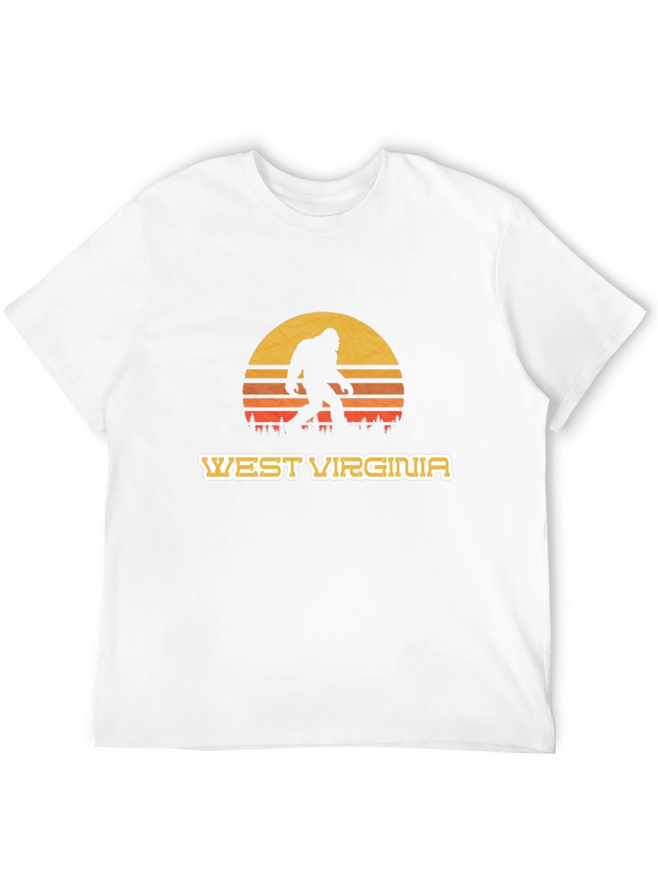 West Virginia Bigfoot Sunset T-Shirt