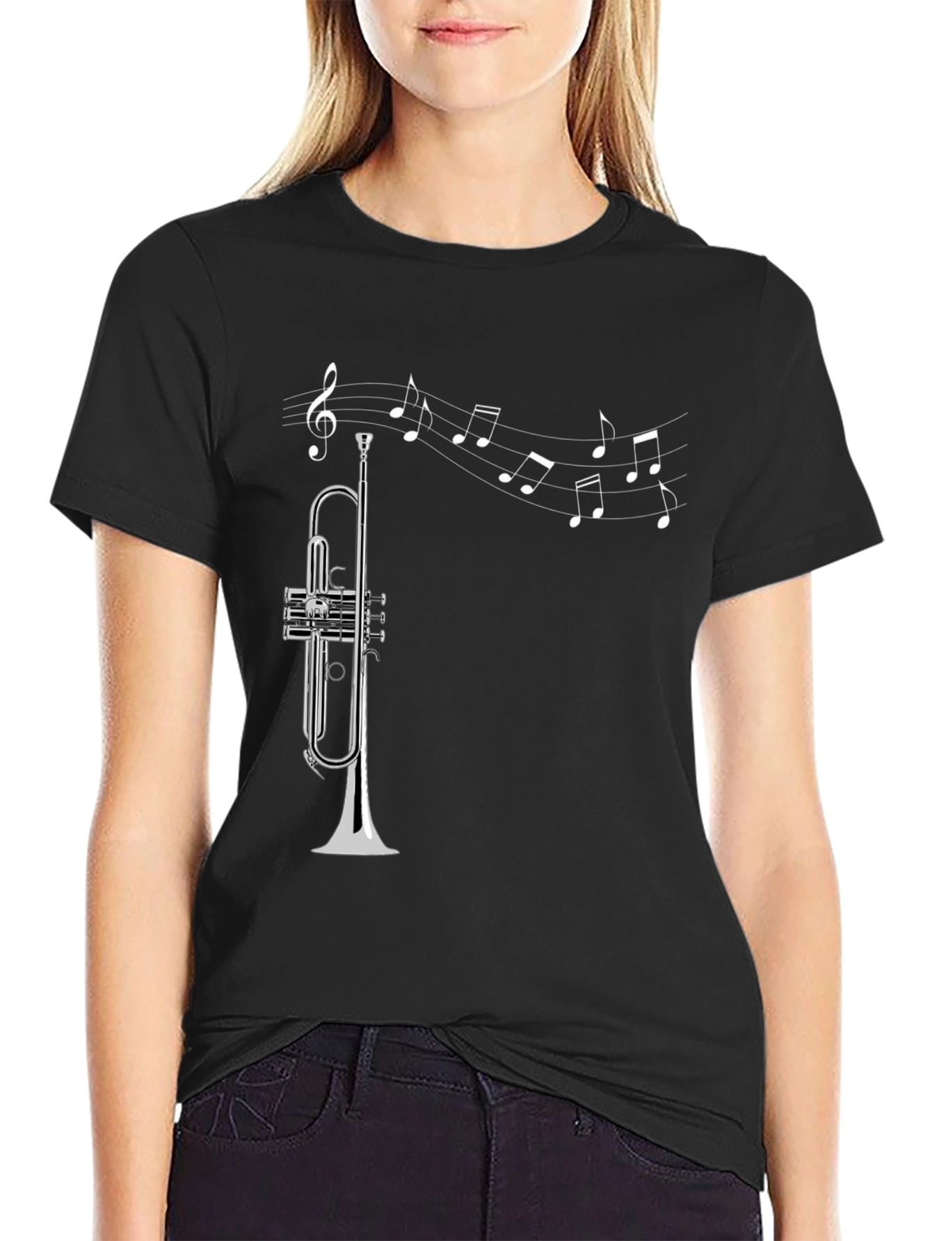 Musical Trumpet Graphic T-Shirt