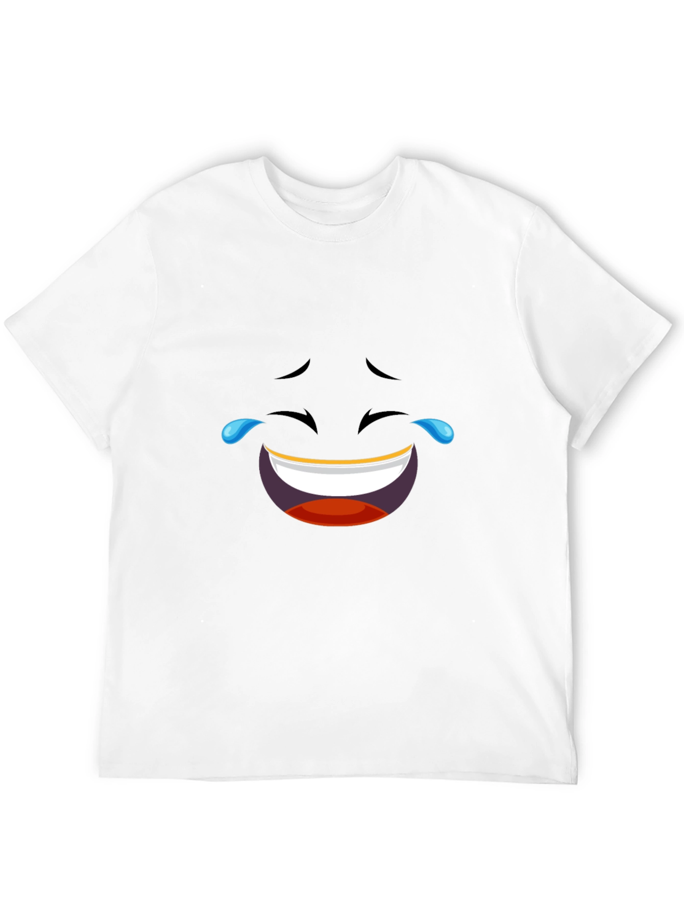 Laughing Emoji Black T-Shirt