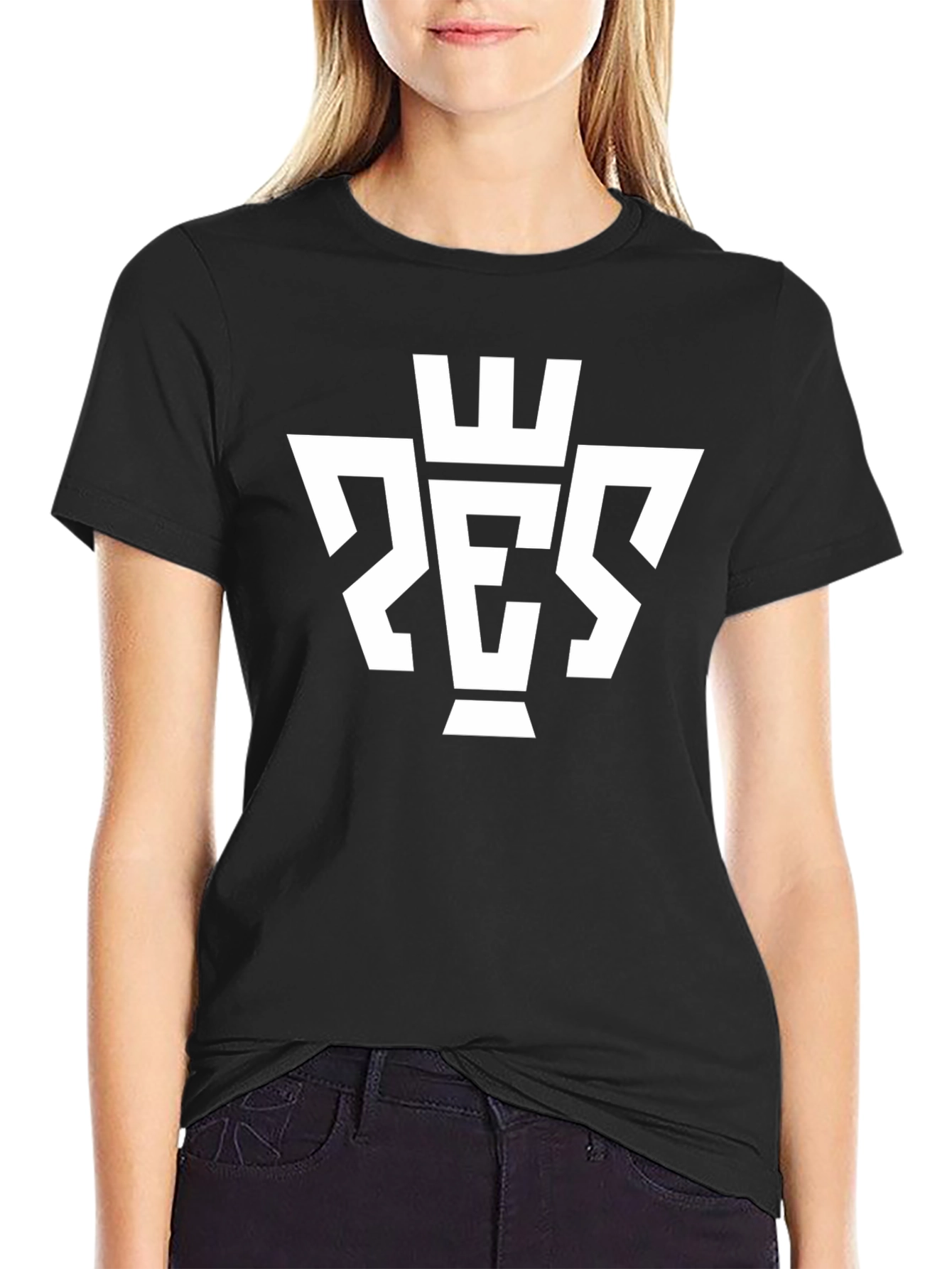 PES Logo Graphic T-Shirt - Black