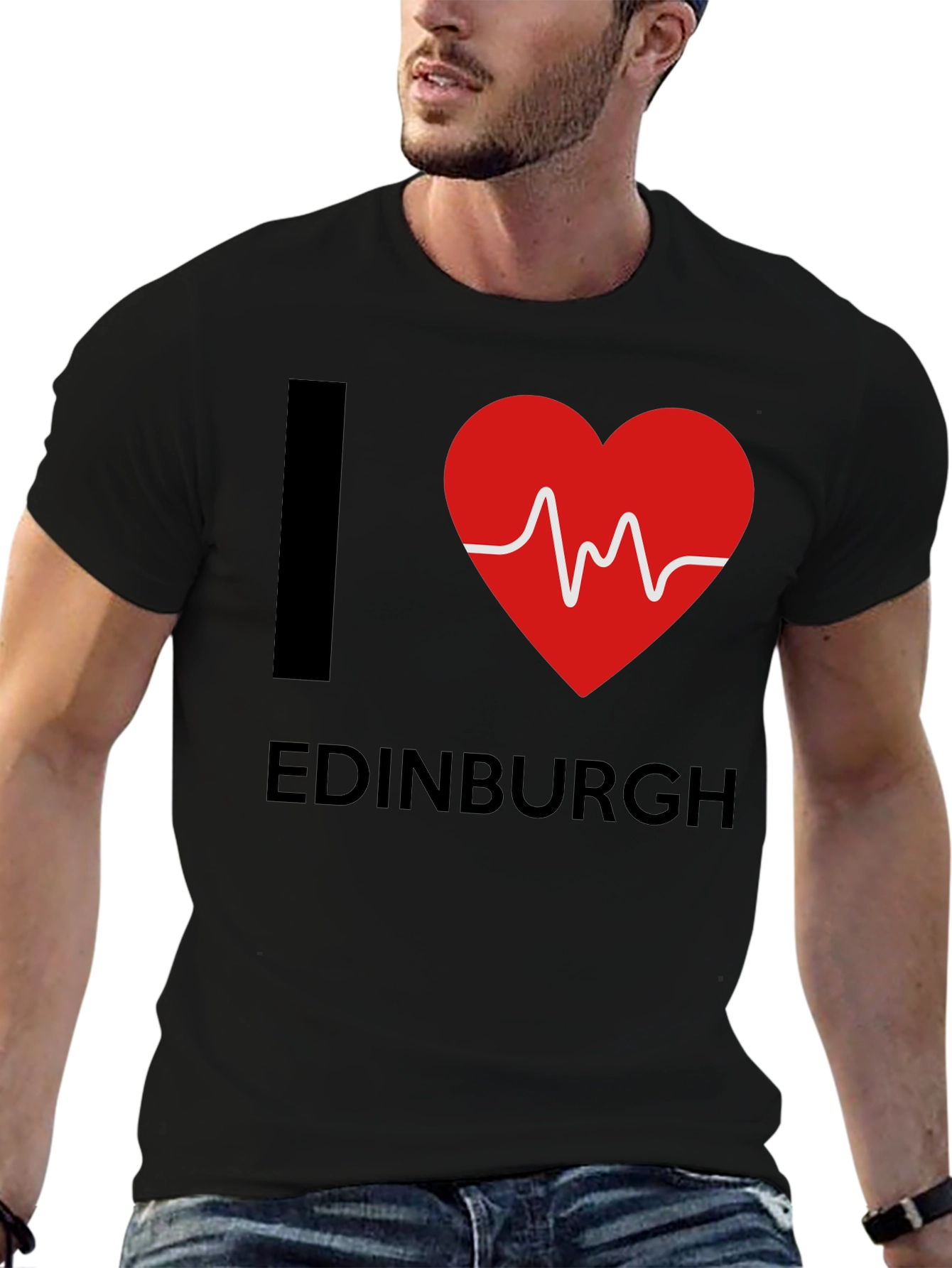I Heart Edinburgh T-Shirt - Trendy Graphic Tee
