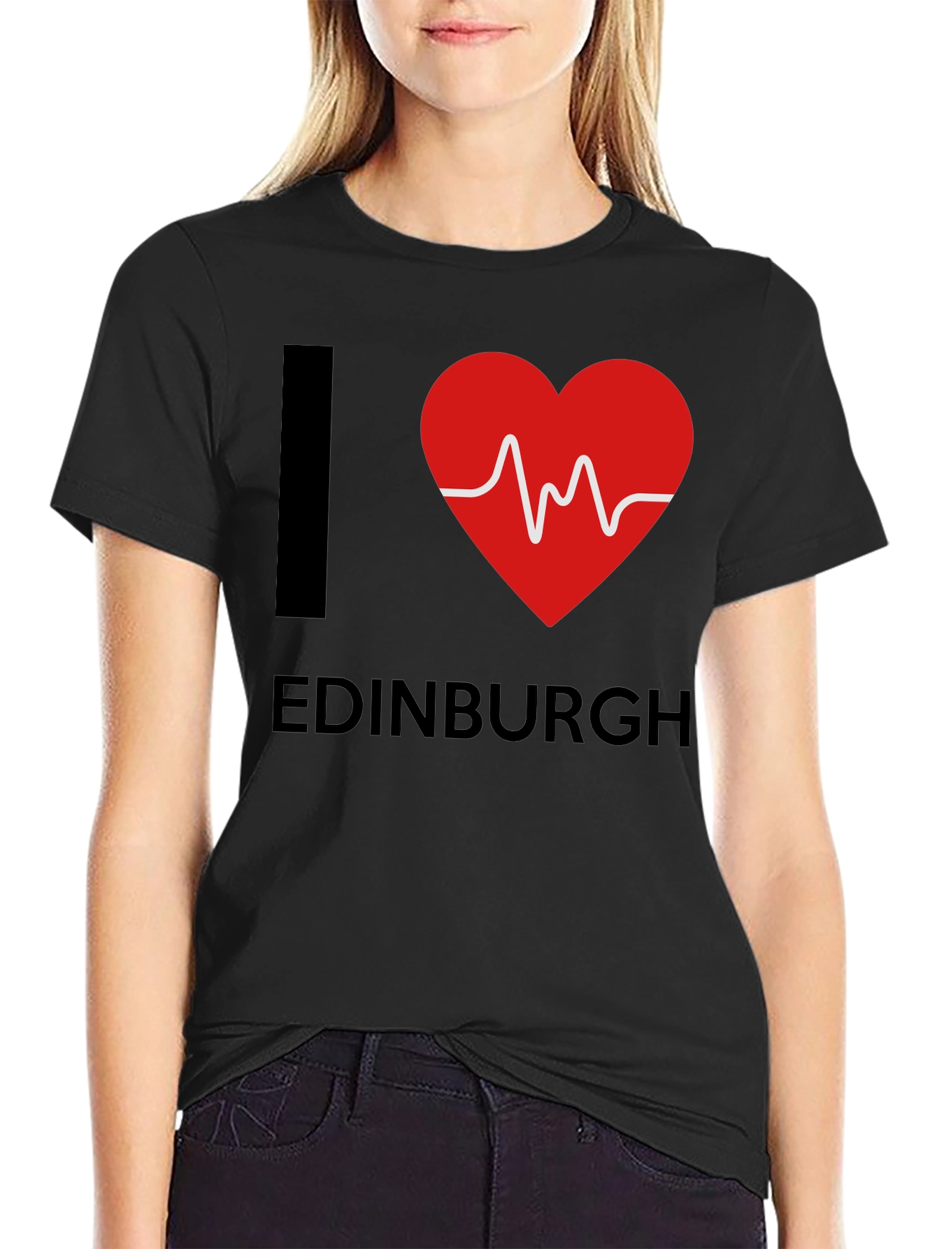 I Heart Edinburgh T-Shirt - Trendy Graphic Tee