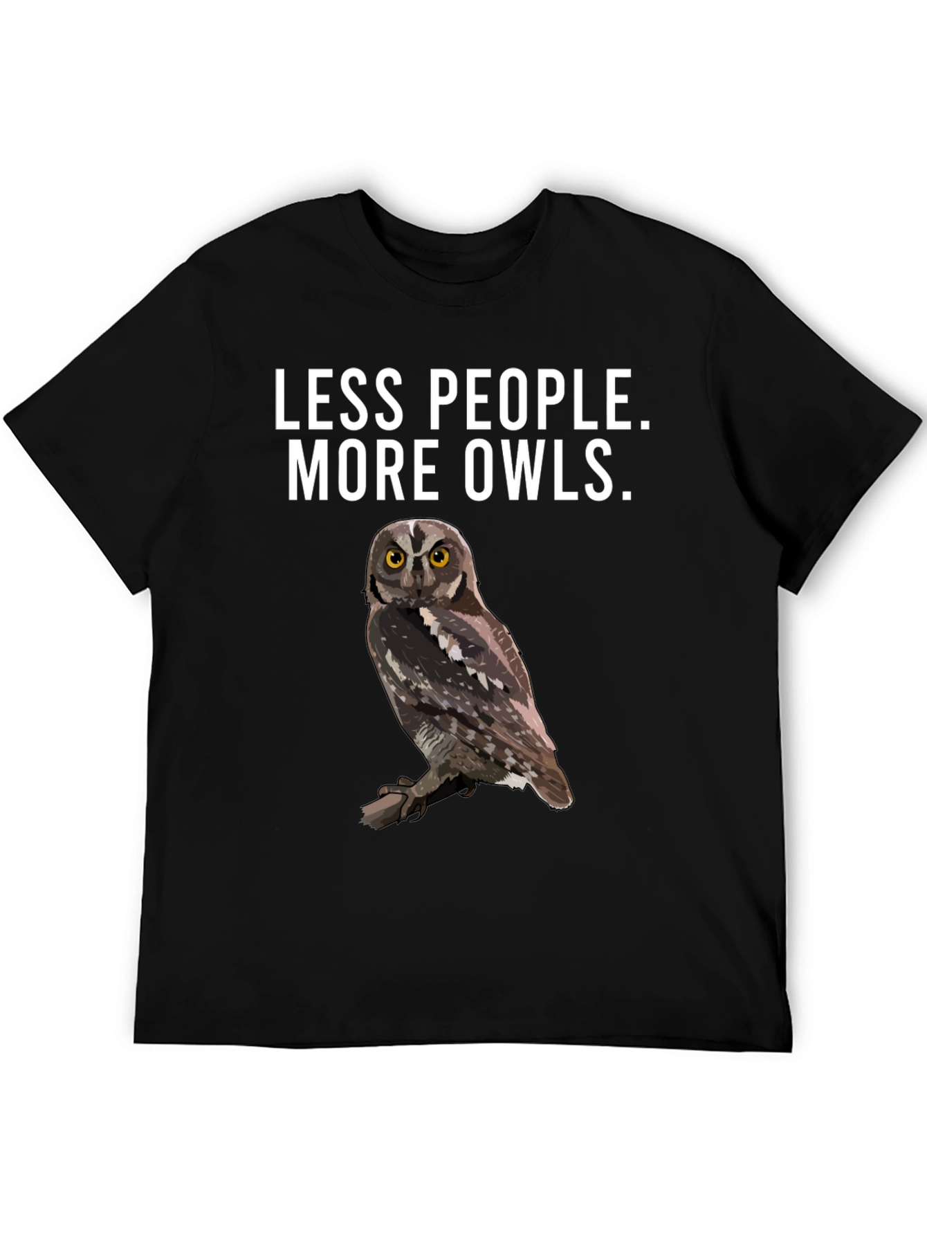 Less People More Owls T-Shirt