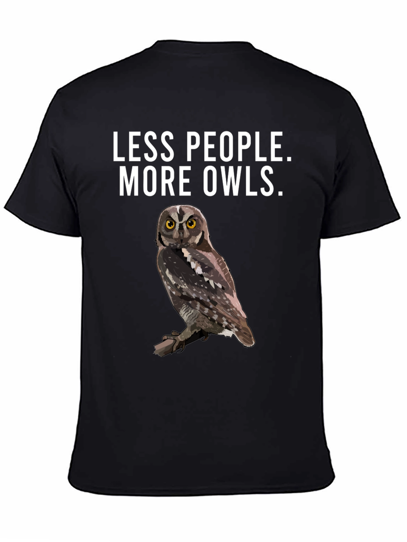 Less People More Owls T-Shirt
