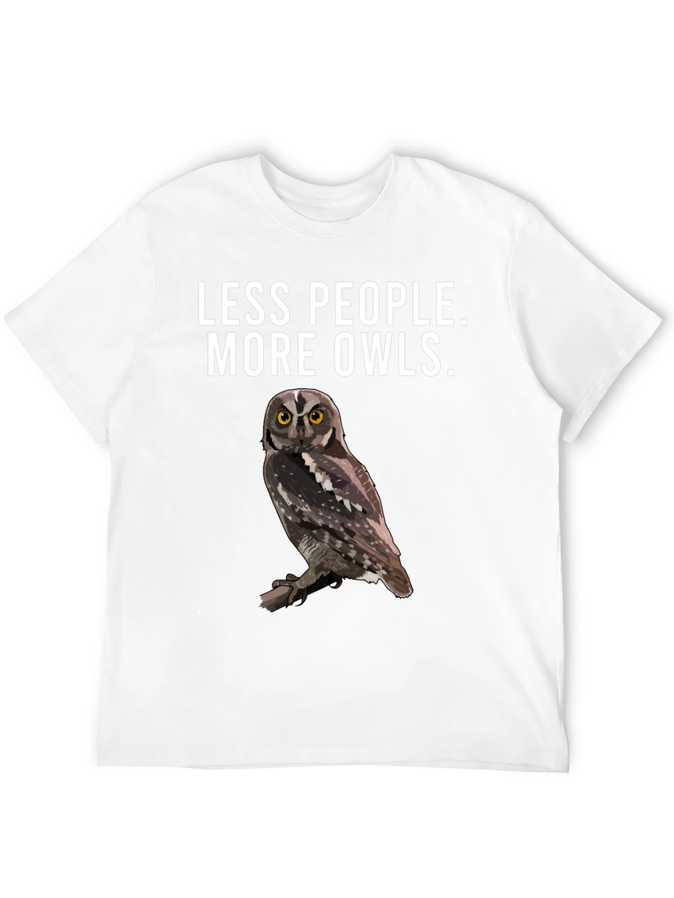 Less People More Owls T-Shirt