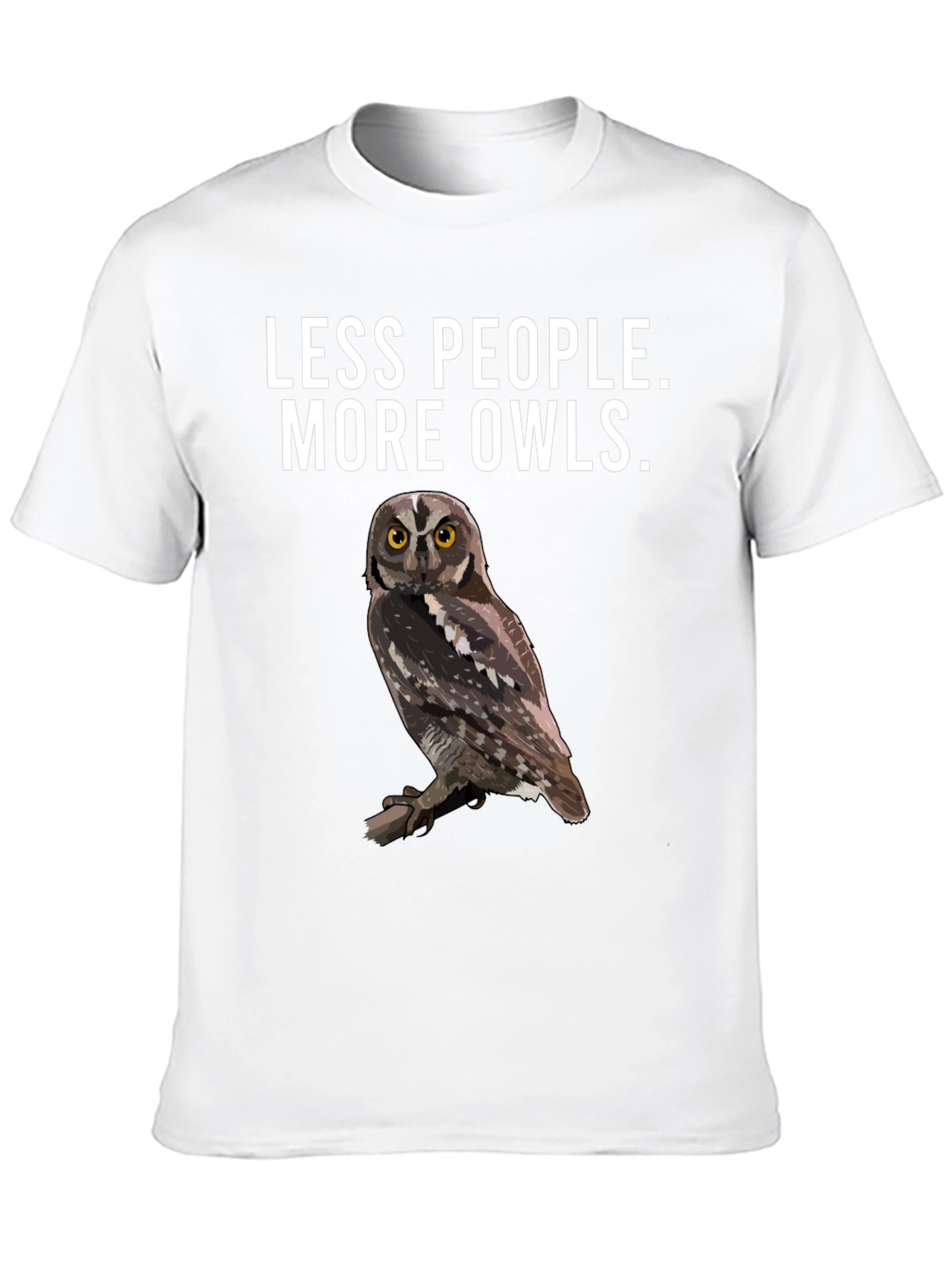 Less People More Owls T-Shirt