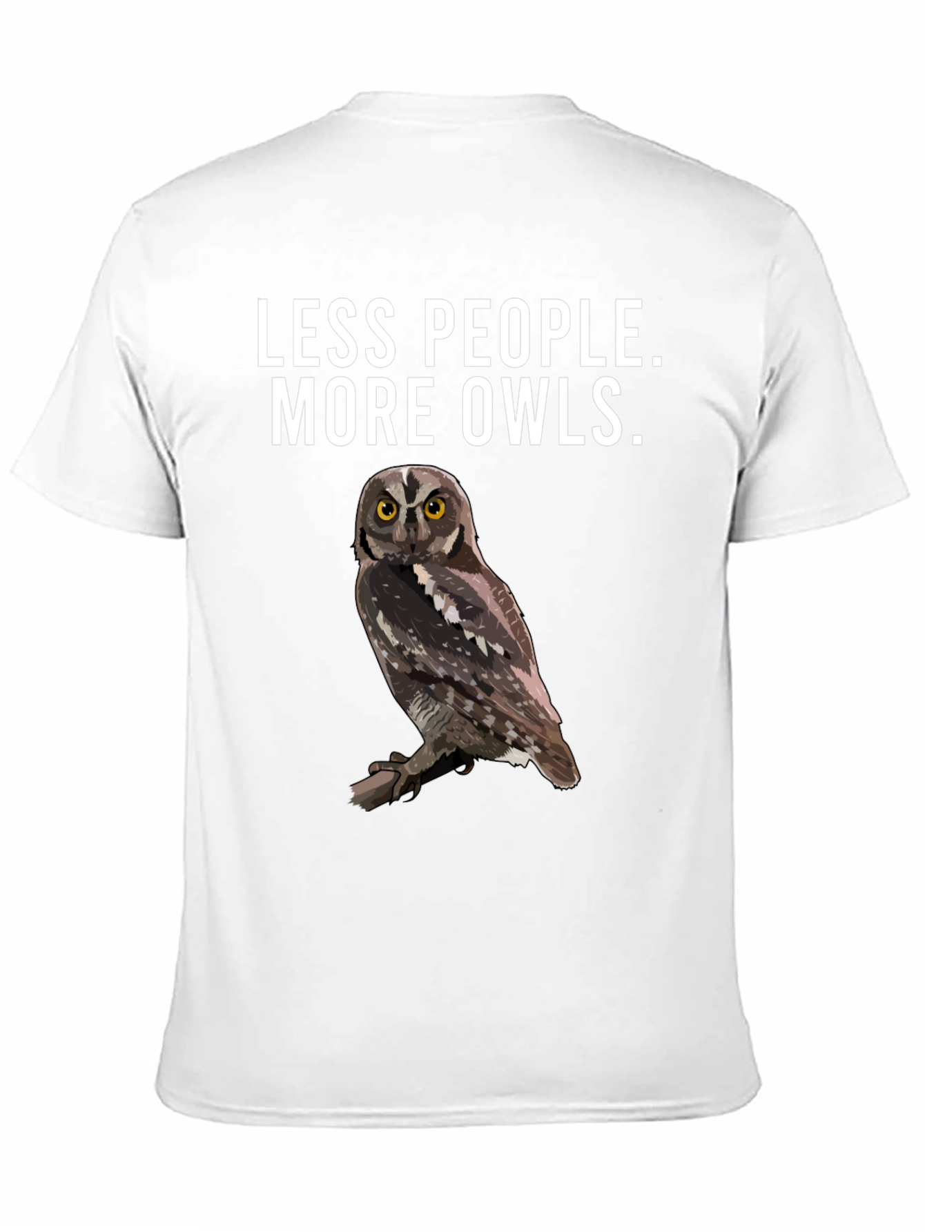 Less People More Owls T-Shirt