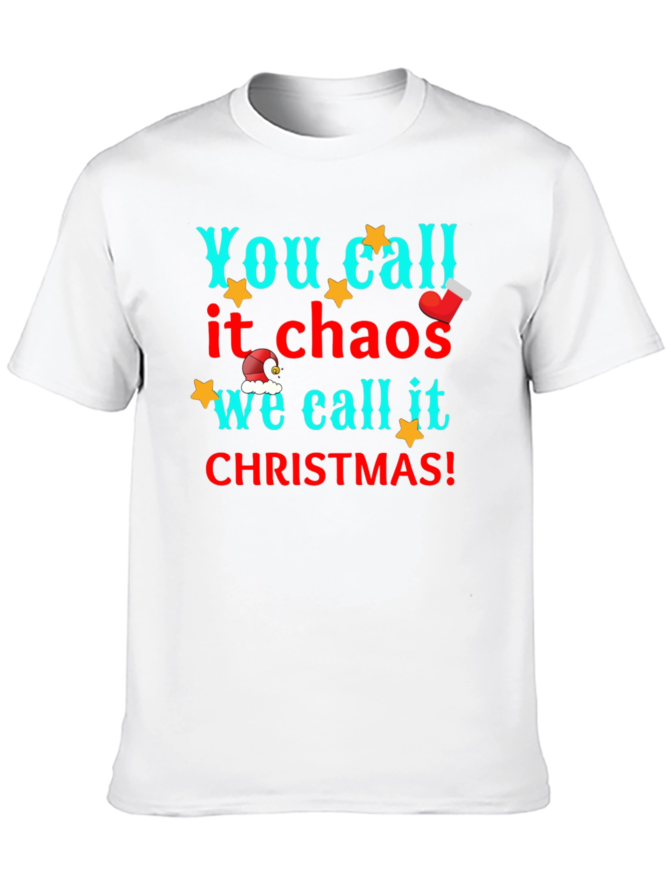 Christmas Chaos T-Shirt: Funny Holiday Tee