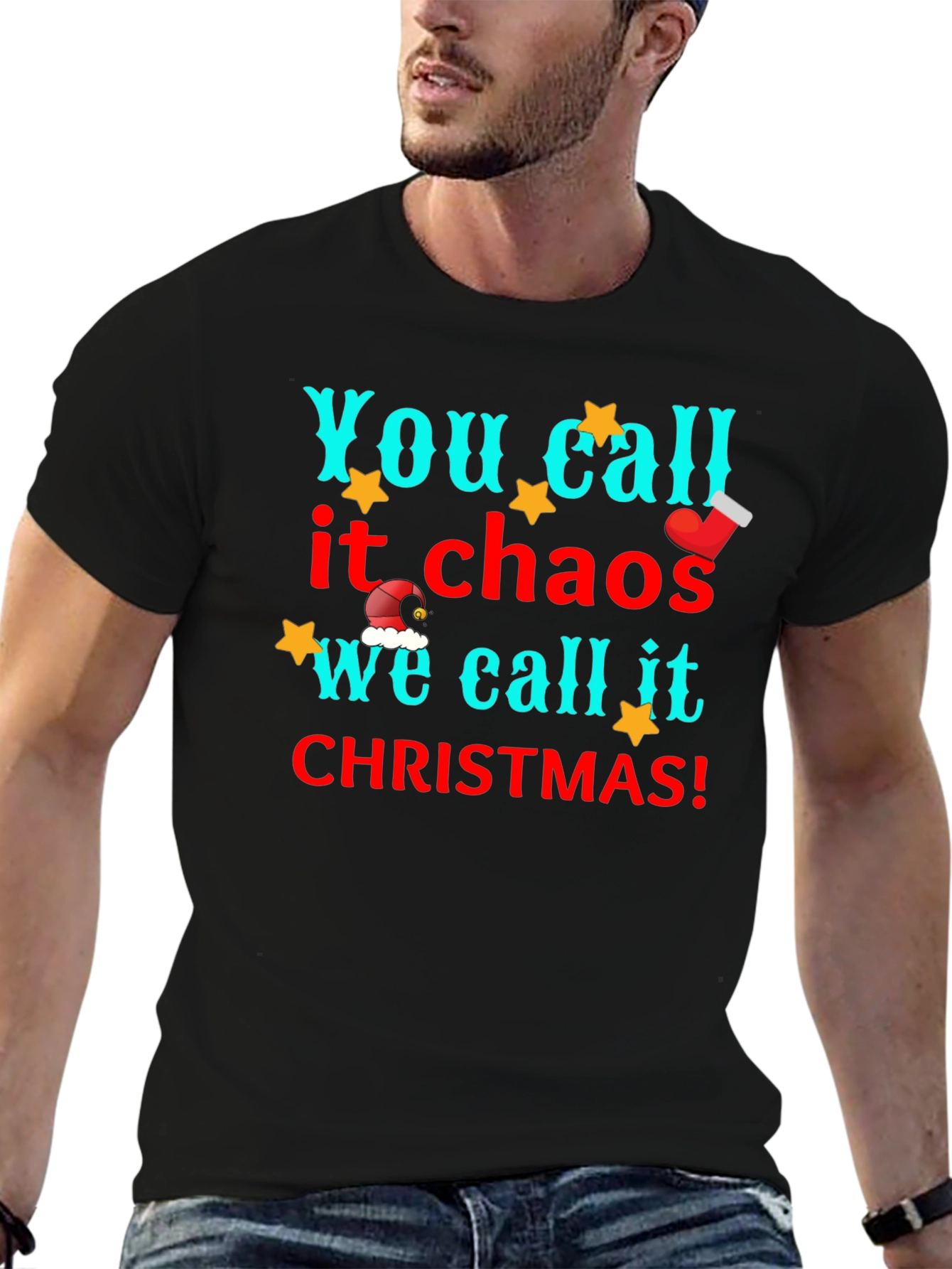 Christmas Chaos T-Shirt: Funny Holiday Tee