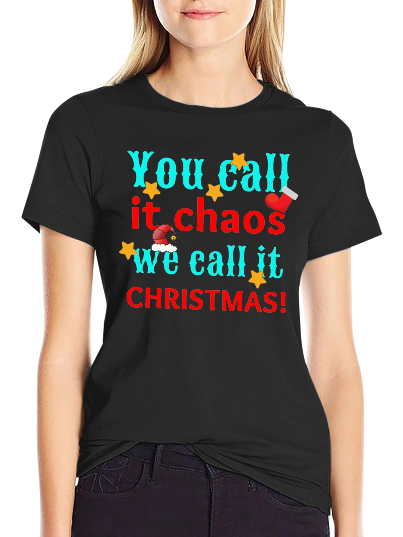 Christmas Chaos T-Shirt: Funny Holiday Tee