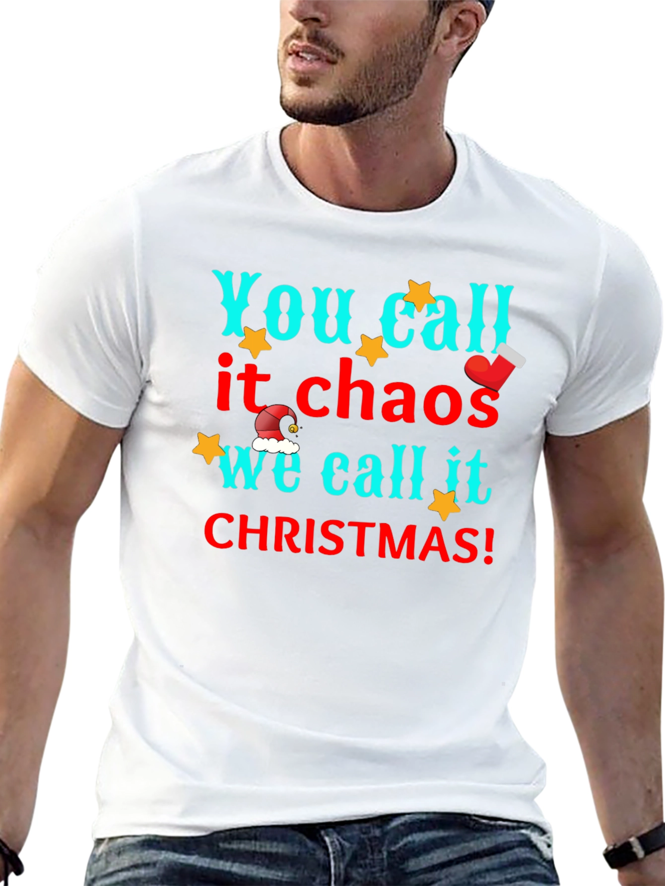 Christmas Chaos T-Shirt: Funny Holiday Tee