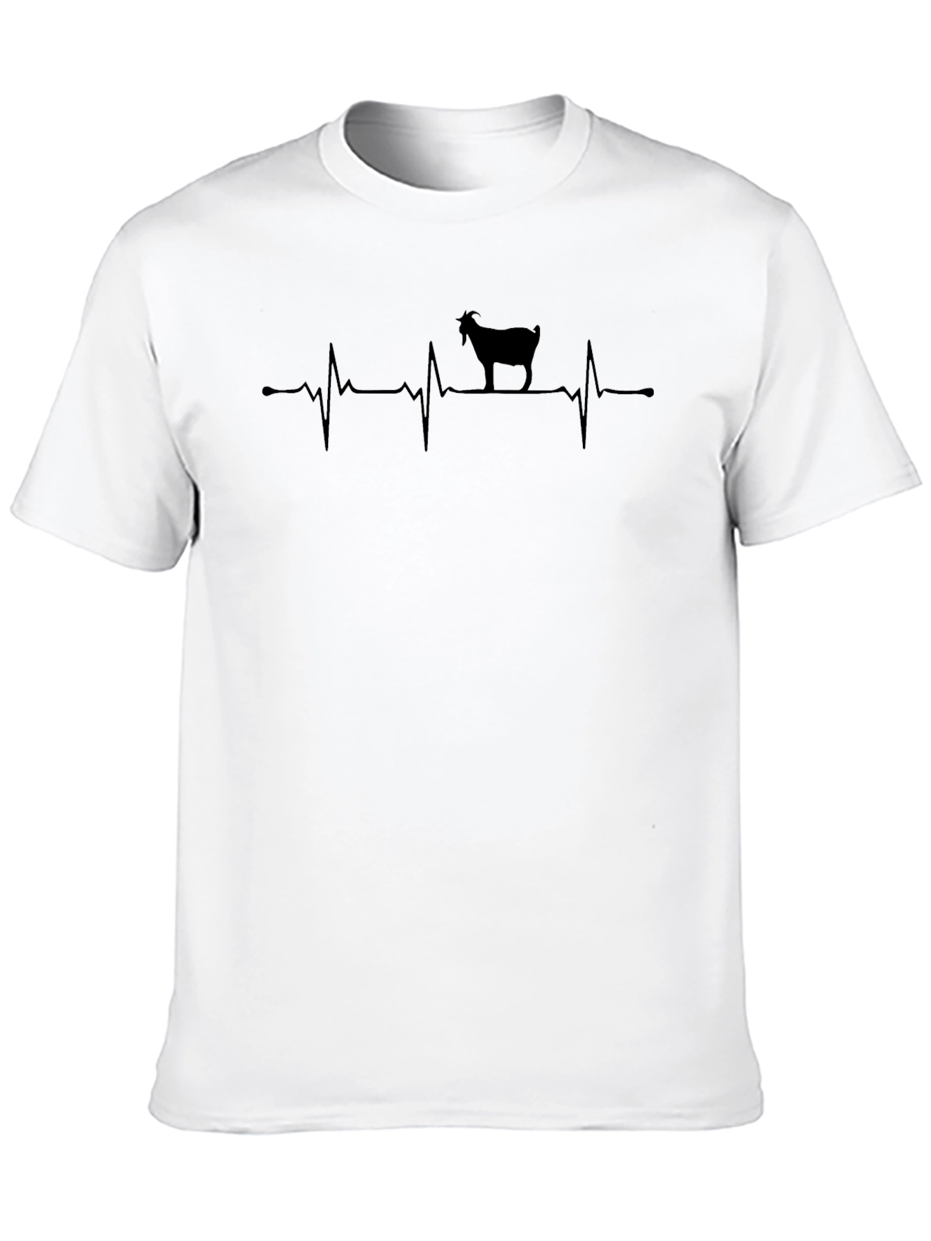 Goat Heartbeat T-Shirt - Unique Animal Lover Tee