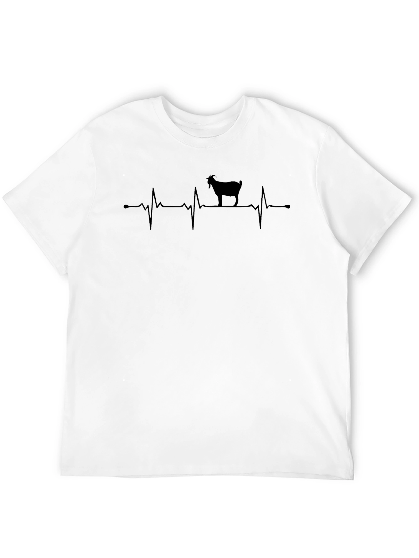 Goat Heartbeat T-Shirt - Unique Animal Lover Tee