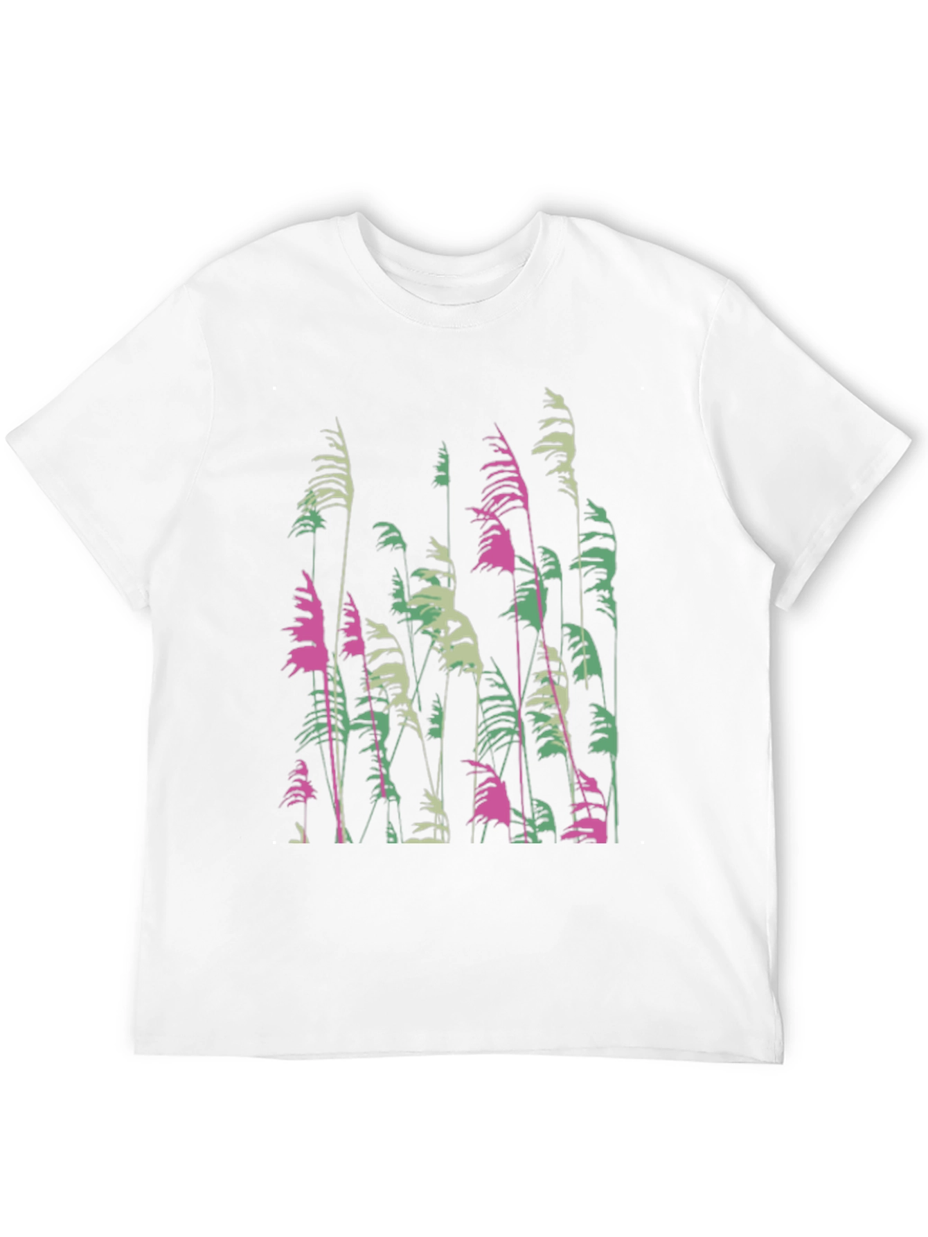 Nature Inspired Graphic Tee - Soft Black Cotton