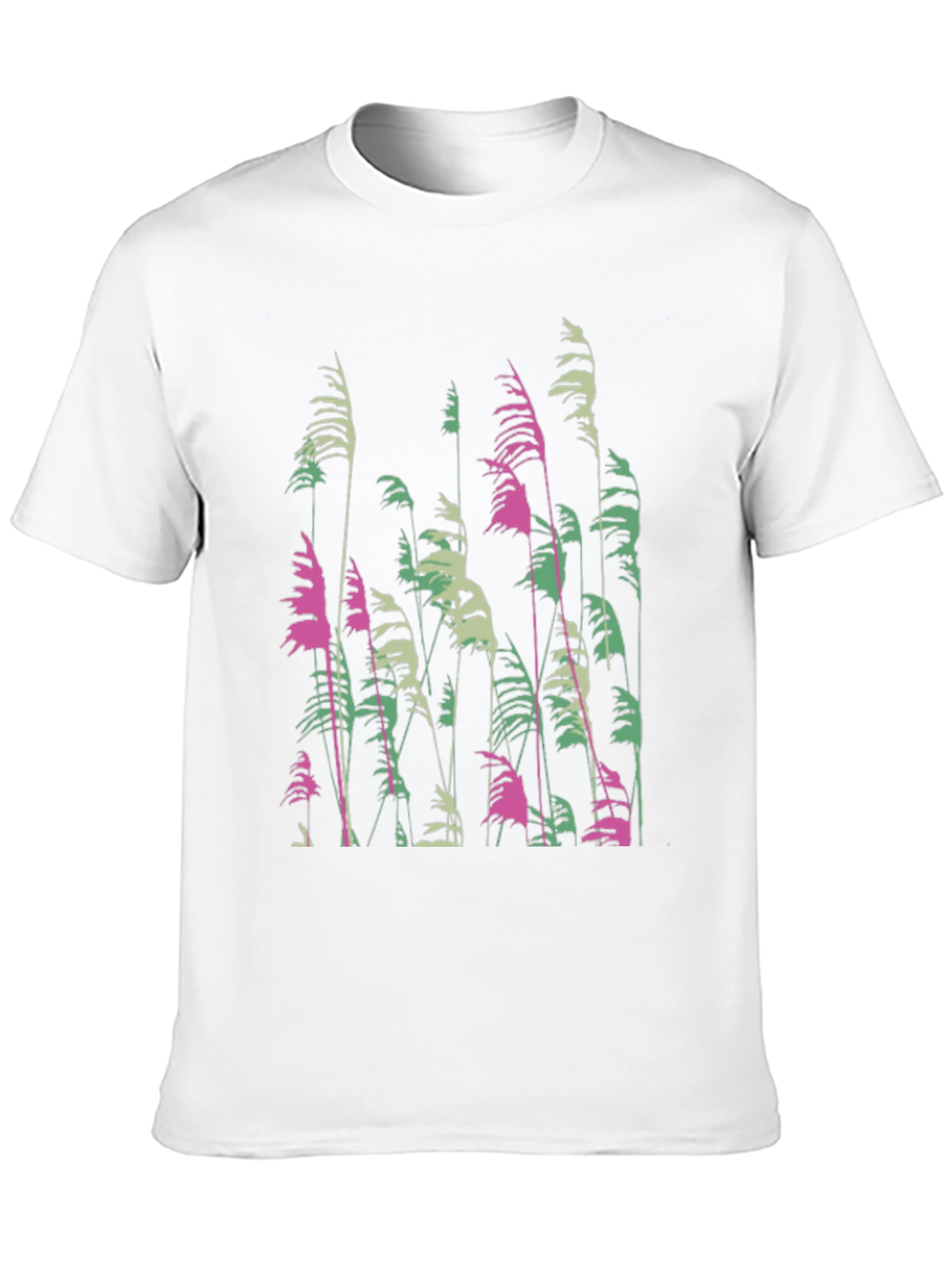 Nature Inspired Graphic Tee - Soft Black Cotton