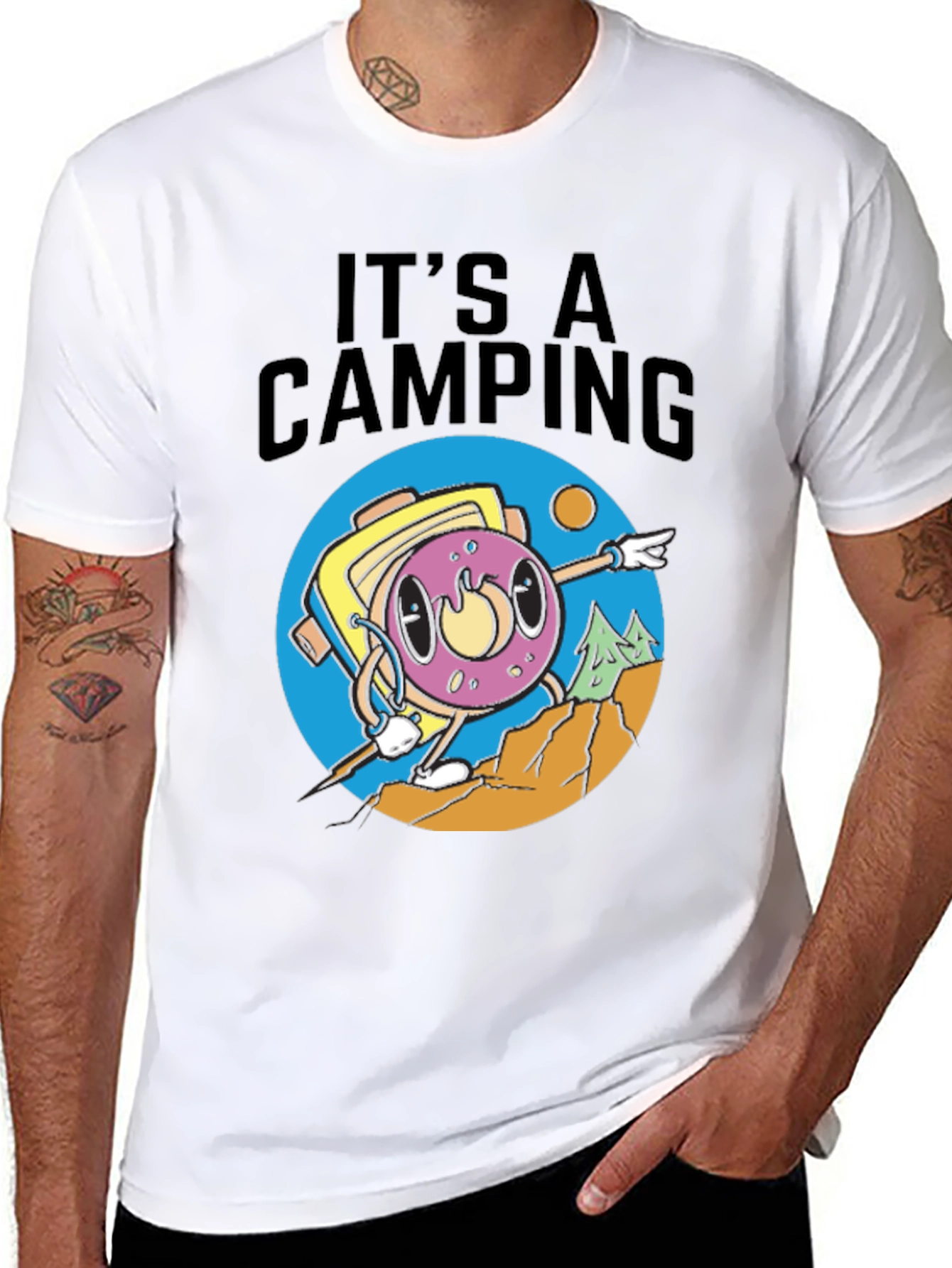 Its A Camping Donut T-Shirt