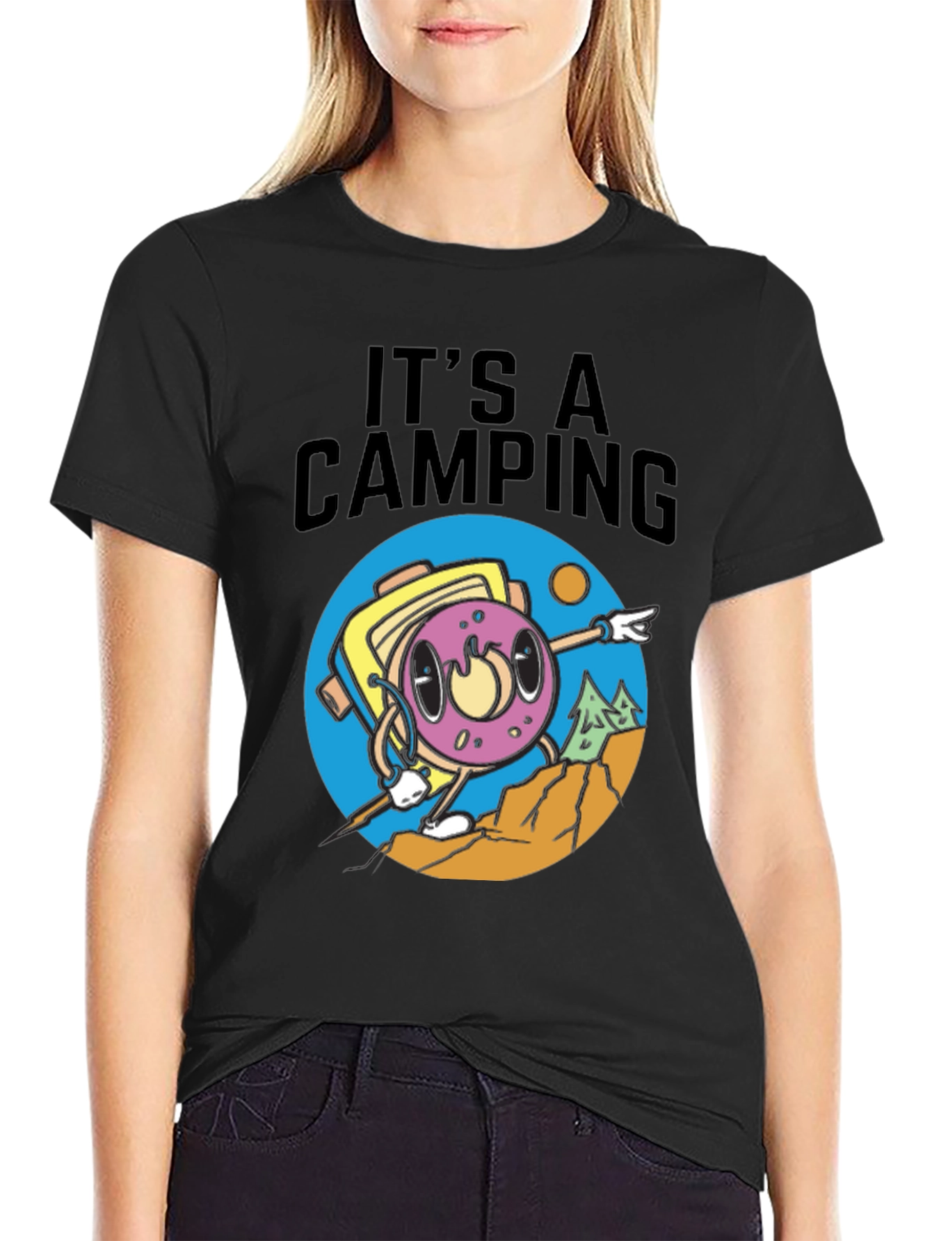 Its A Camping Donut T-Shirt