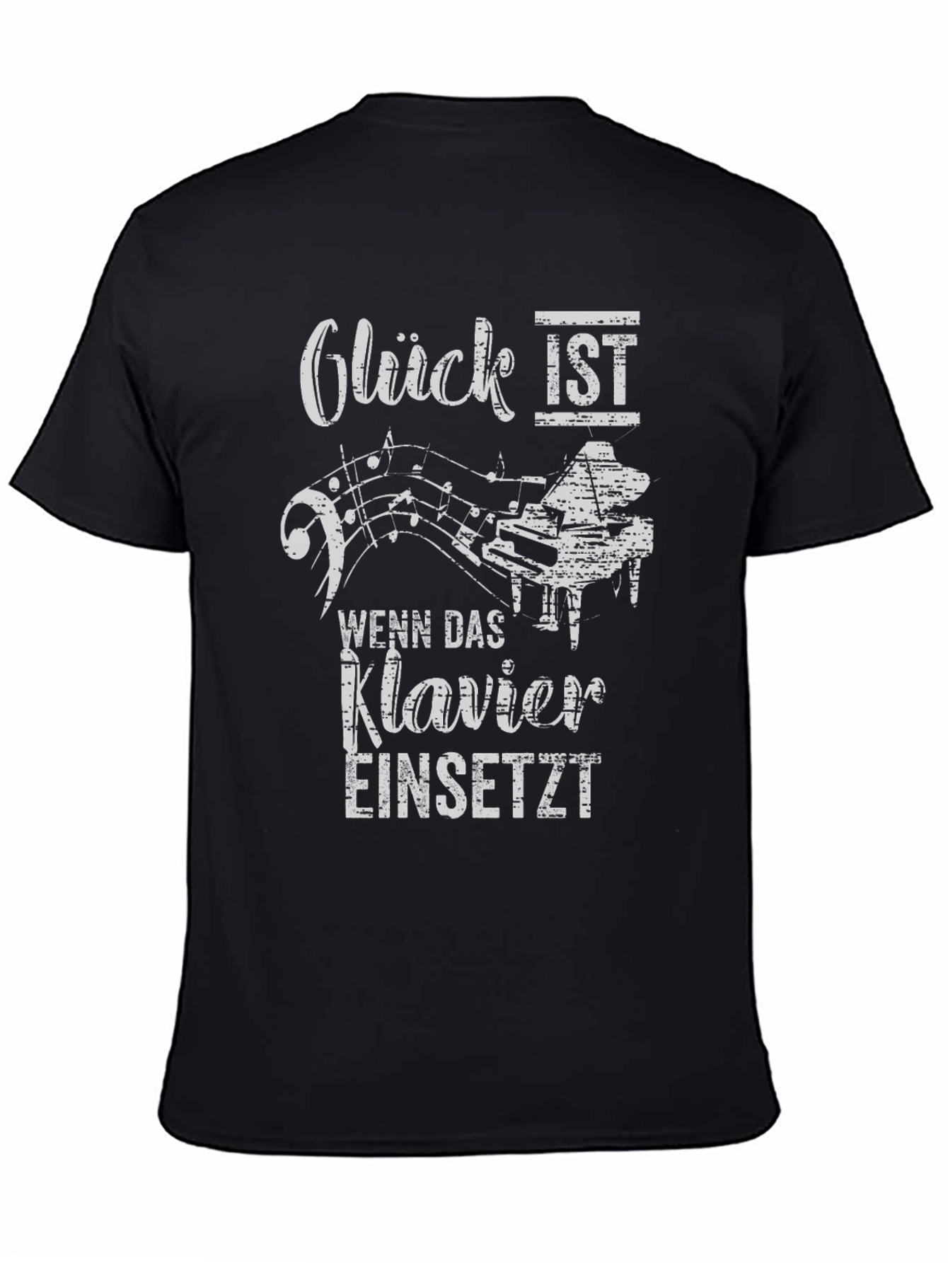Gluck Ist Klavier T-Shirt