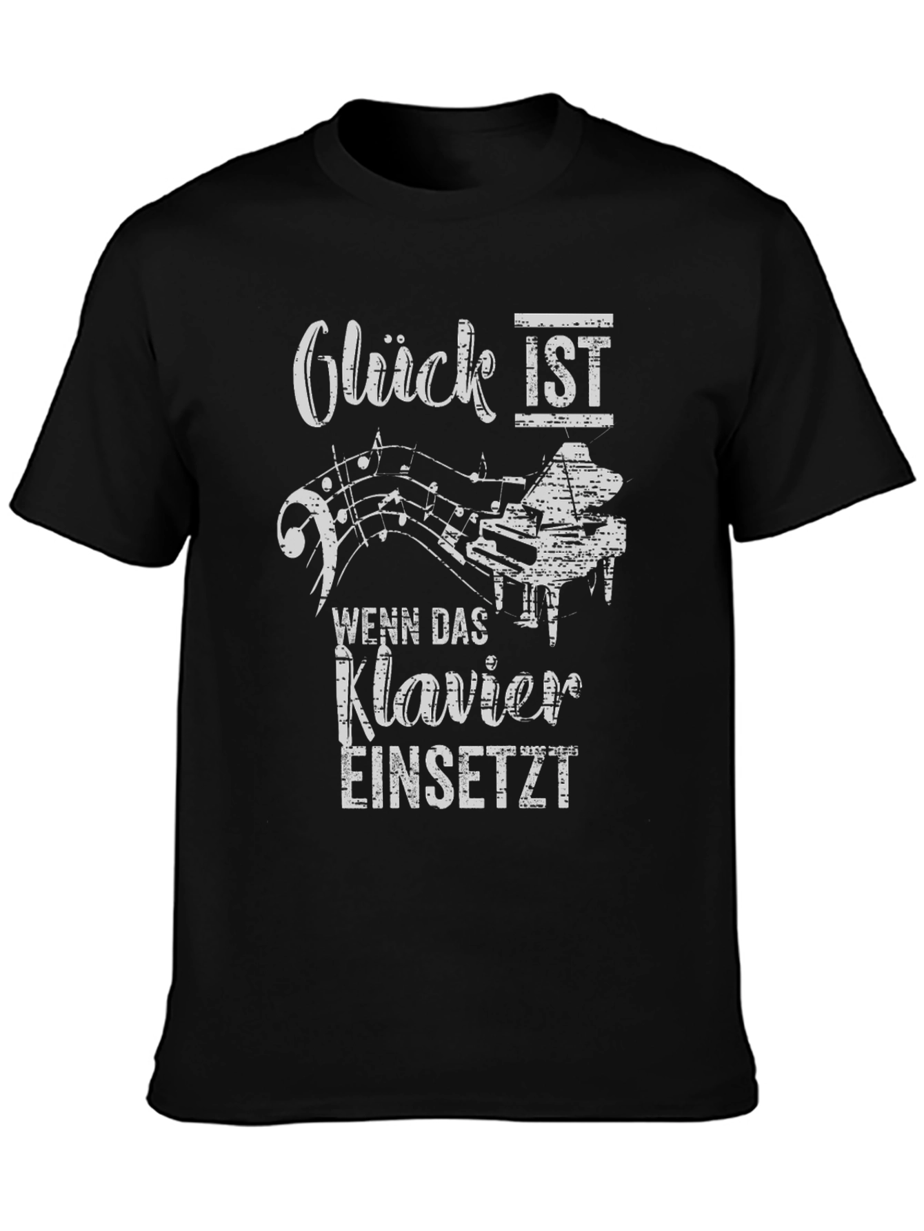 Gluck Ist Klavier T-Shirt