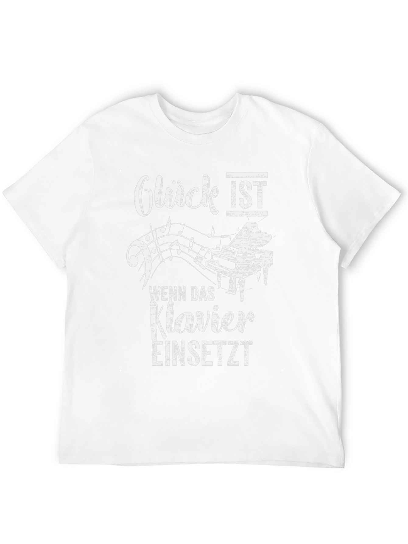 Gluck Ist Klavier T-Shirt