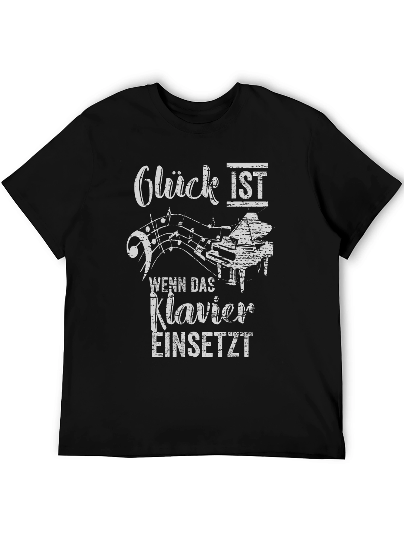 Gluck Ist Klavier T-Shirt