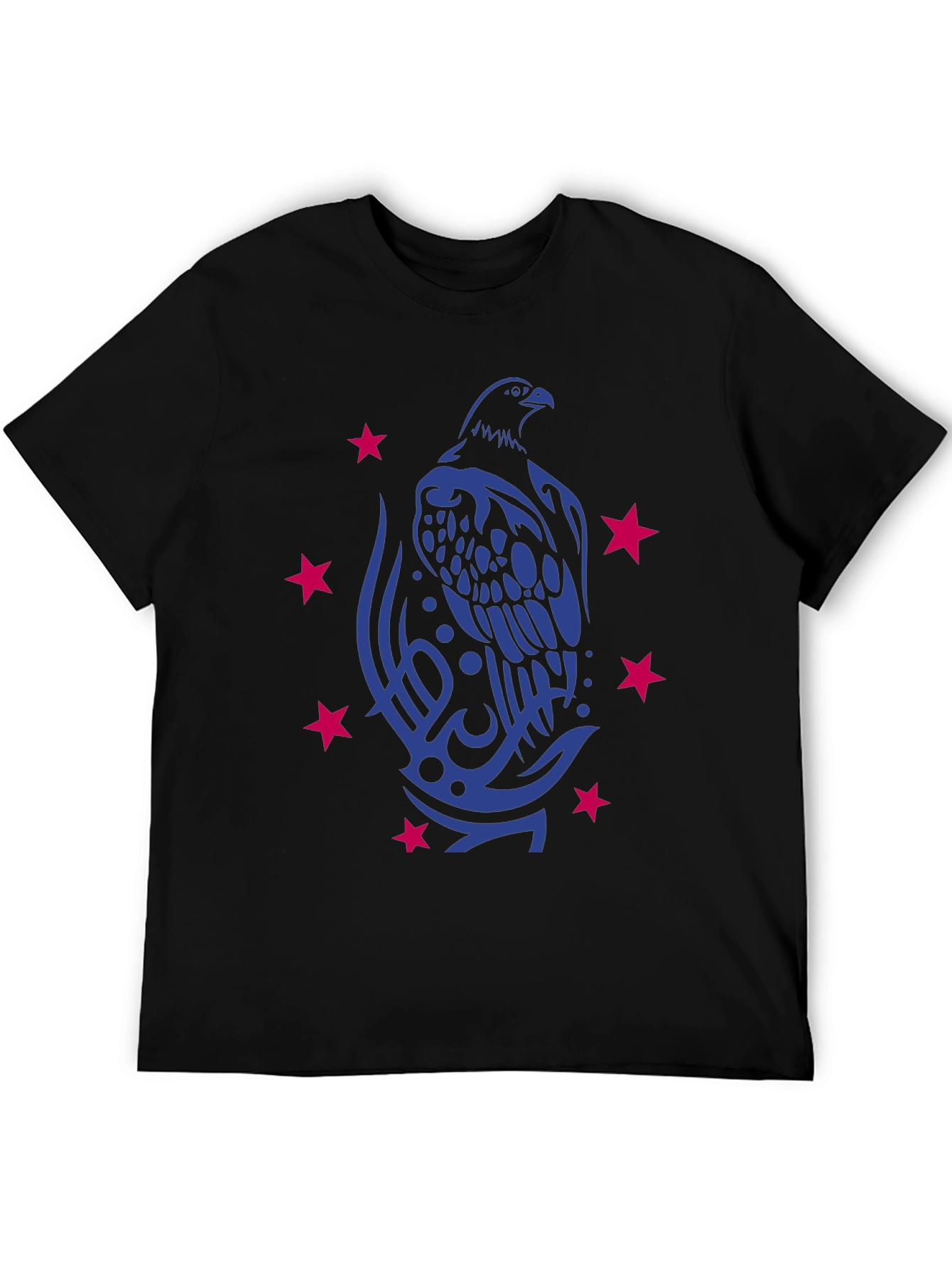 Eagle Star Graphic Tee - Mens Black T-Shirt