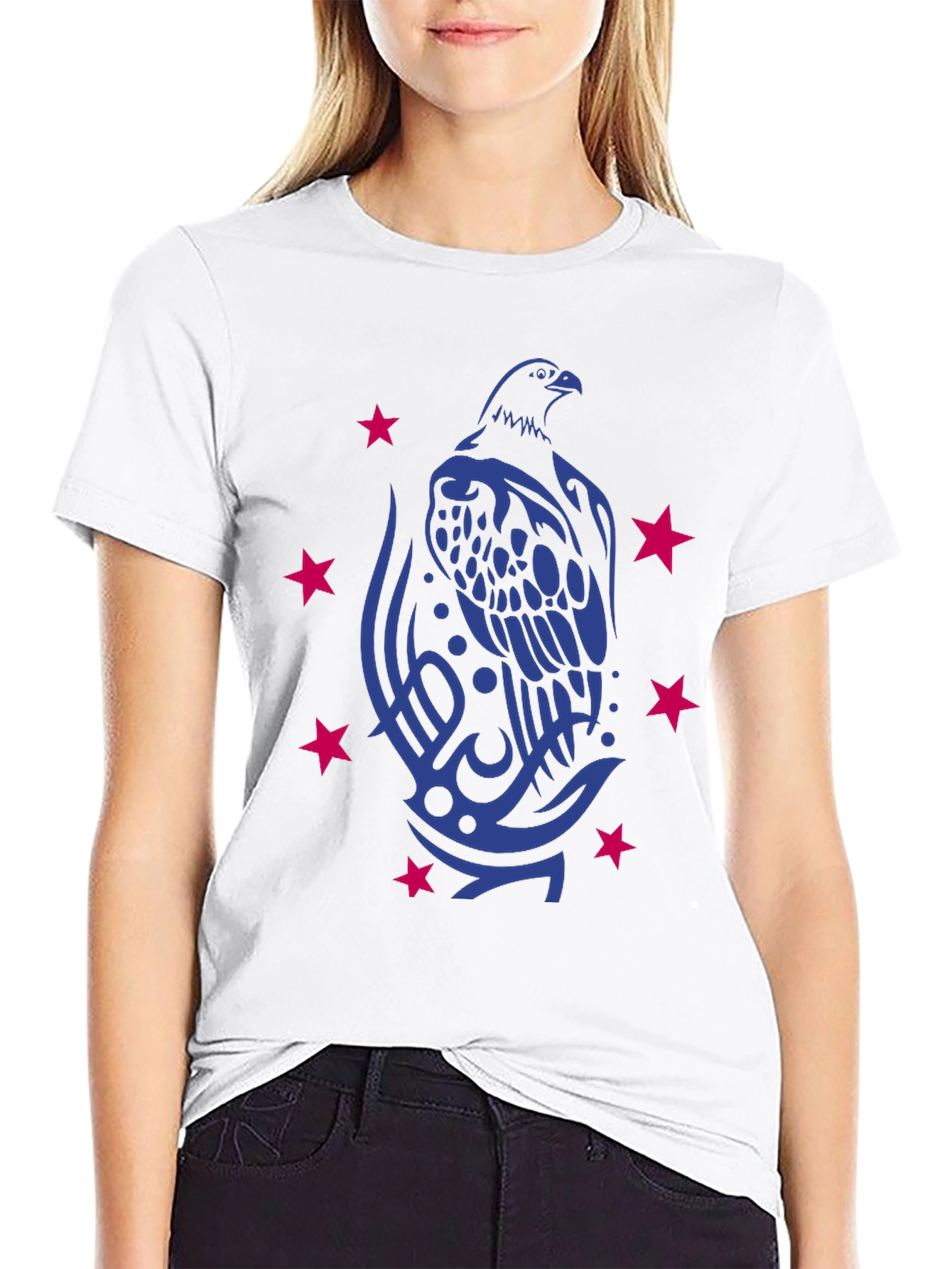 Eagle Star Graphic Tee - Mens Black T-Shirt