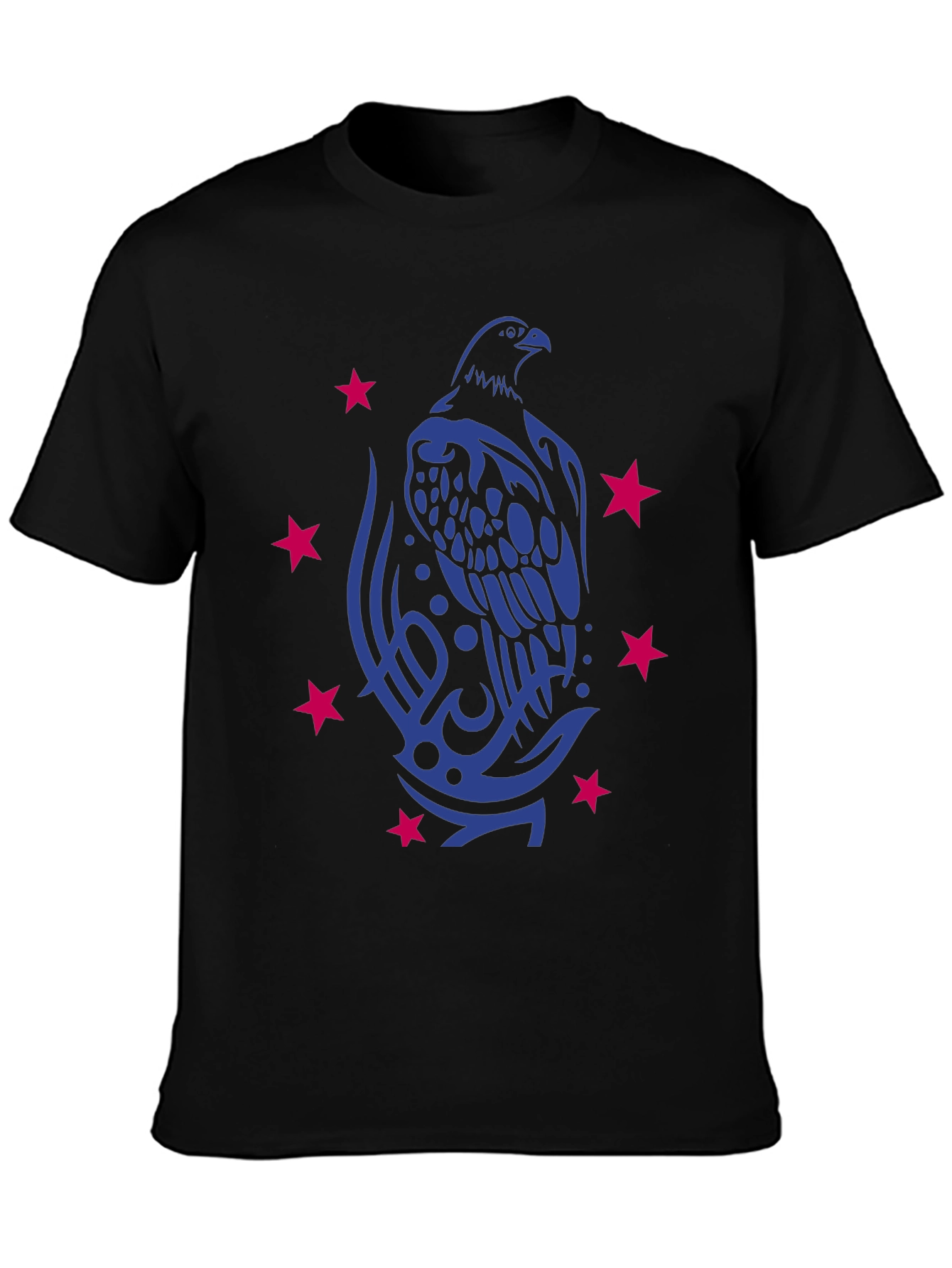 Eagle Star Graphic Tee - Mens Black T-Shirt