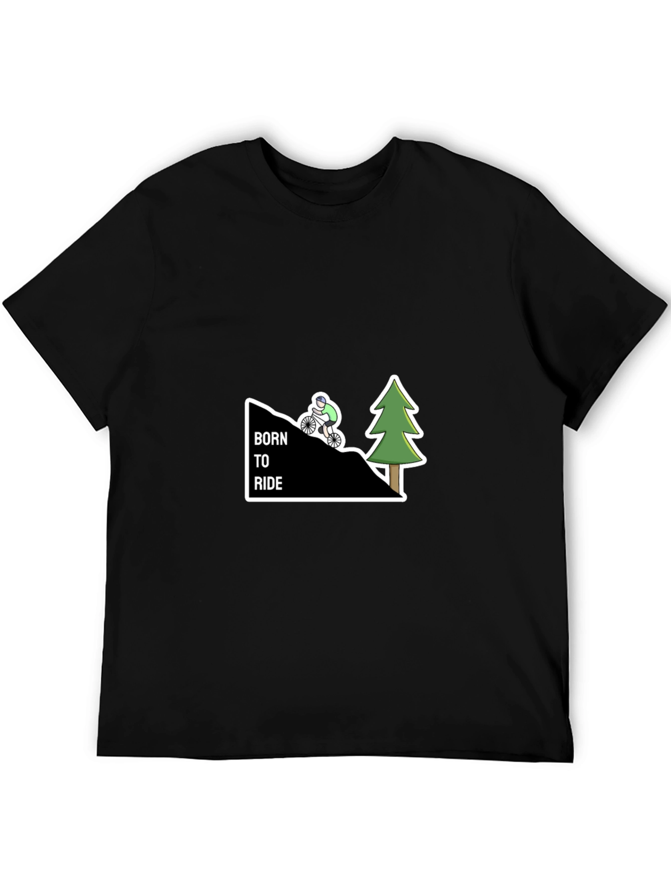 Born to Ride Mountain Biker T-Shirt