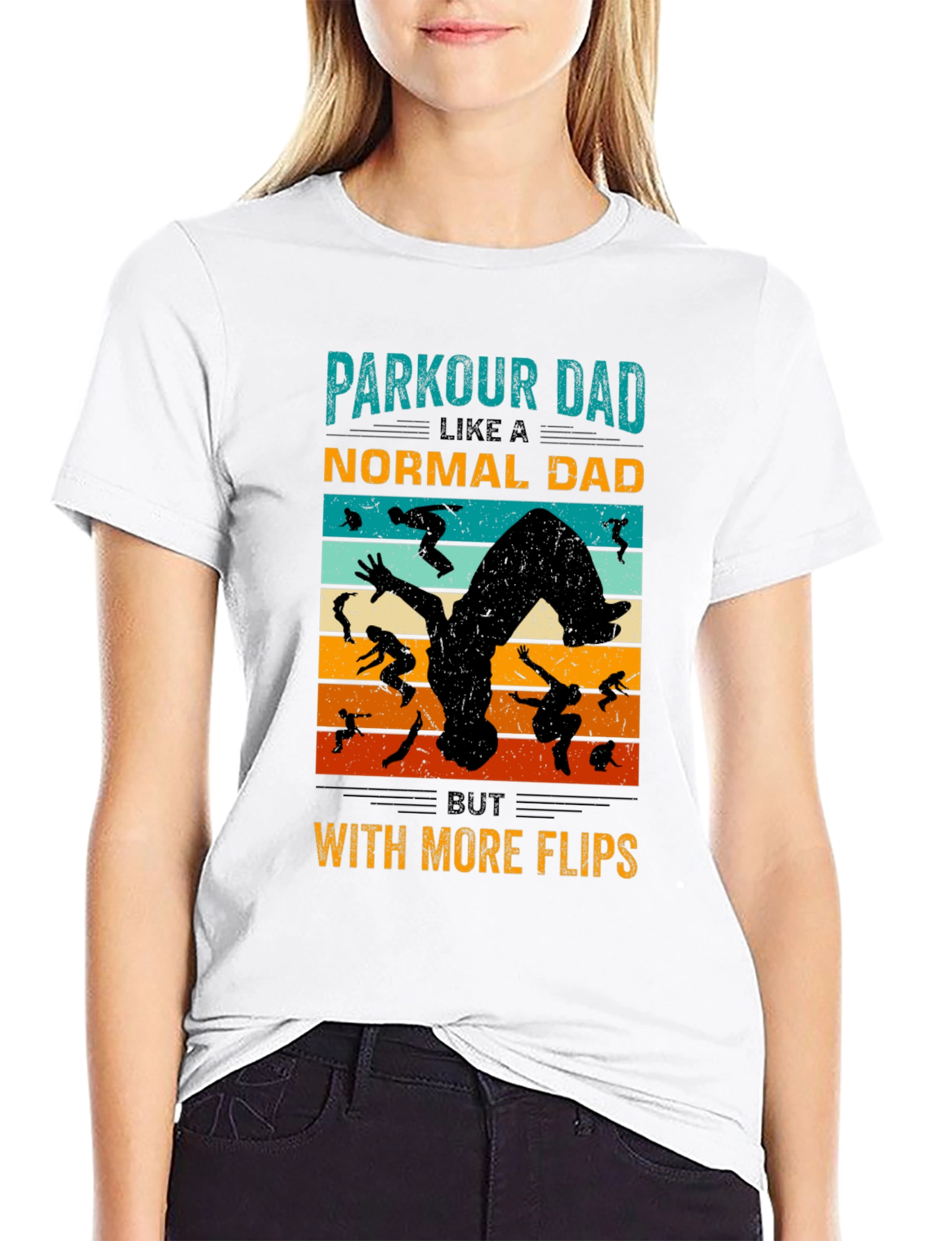 Parkour Dad Graphic T-Shirt