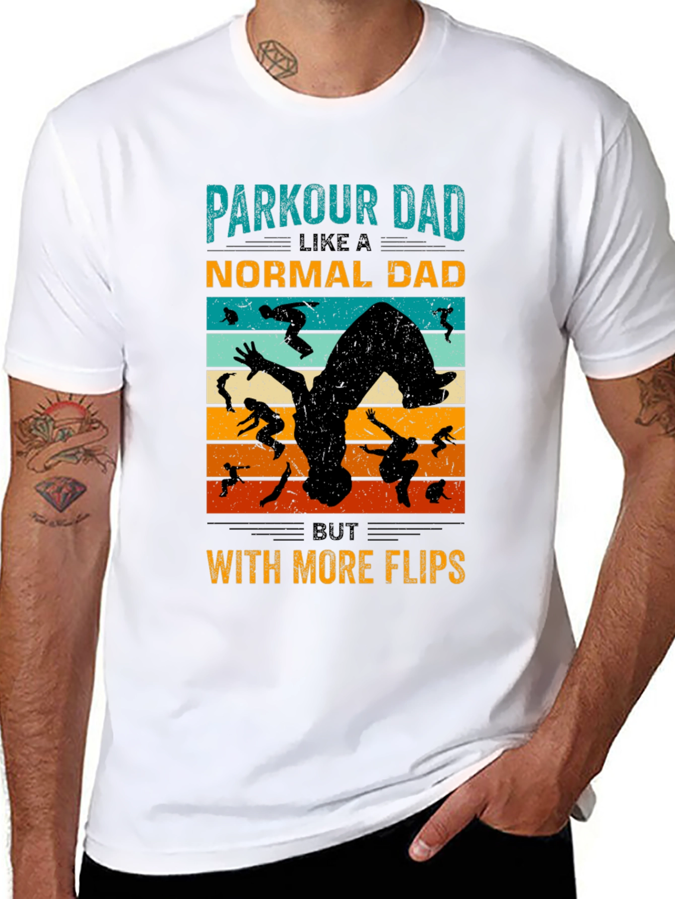 Parkour Dad Graphic T-Shirt