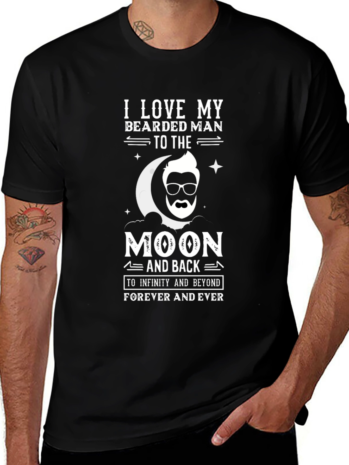 I Love My Bearded Man T-Shirt
