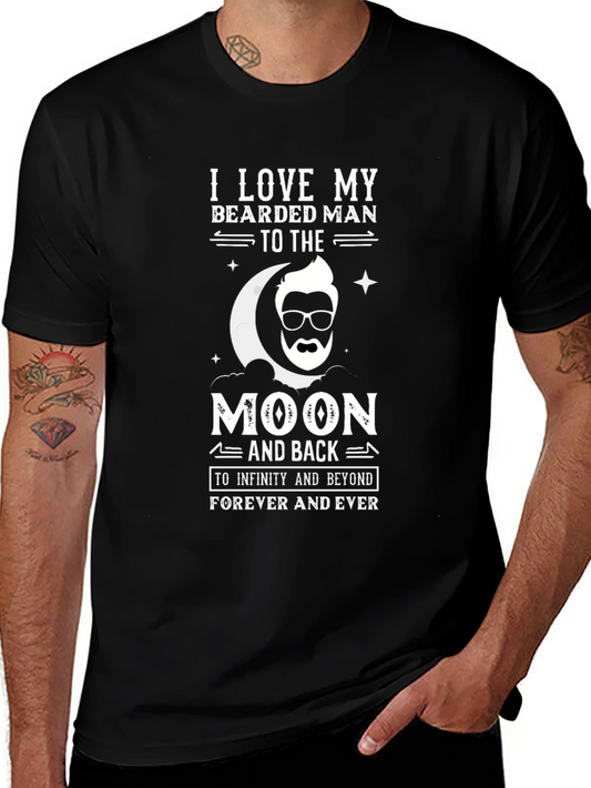I Love My Bearded Man T-Shirt