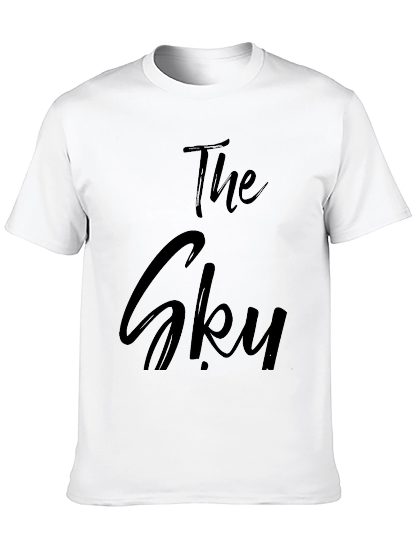The Sky Graphic Tee - Stylish Black T-Shirt