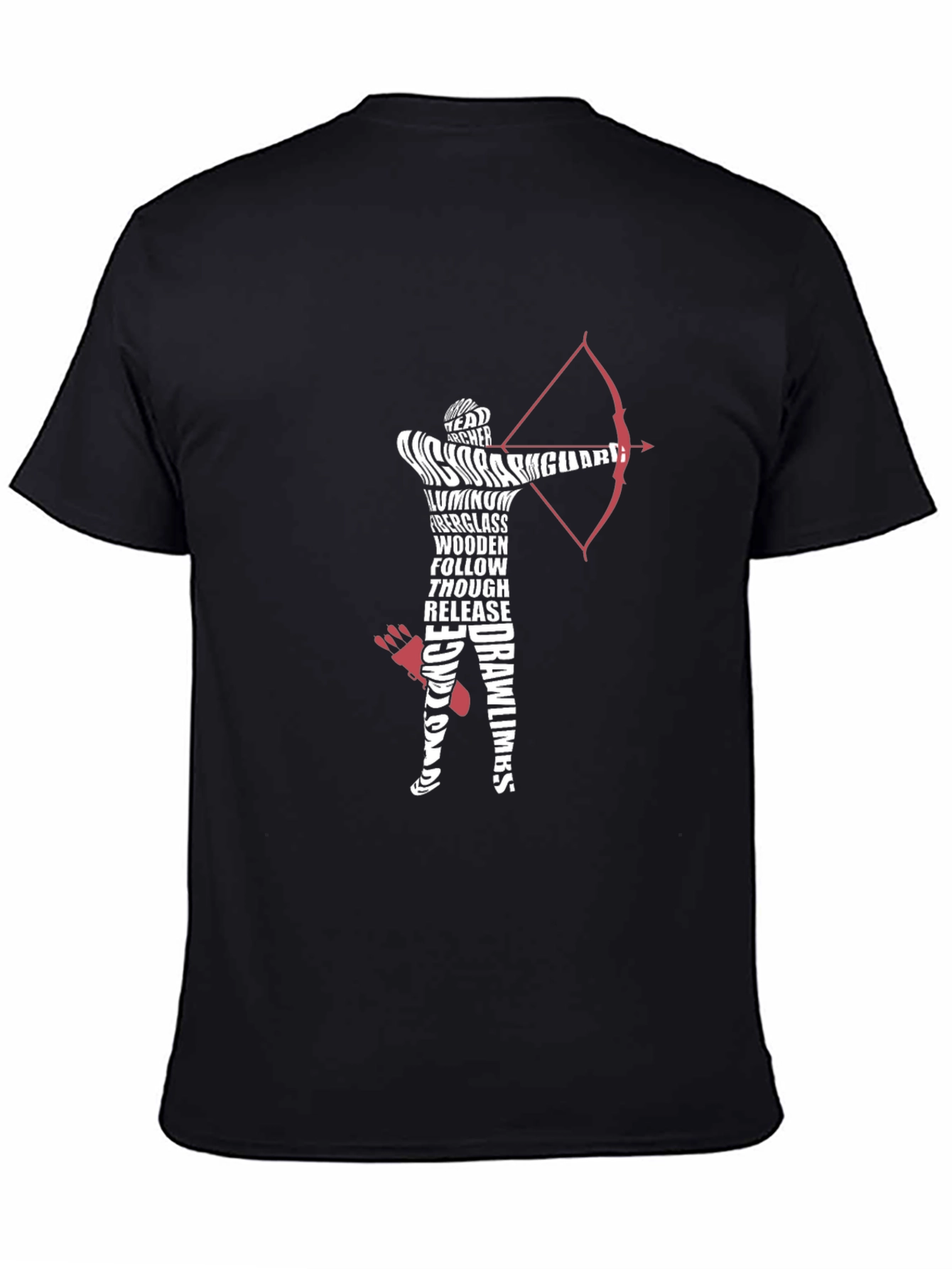 Archery Word Art Graphic Tee