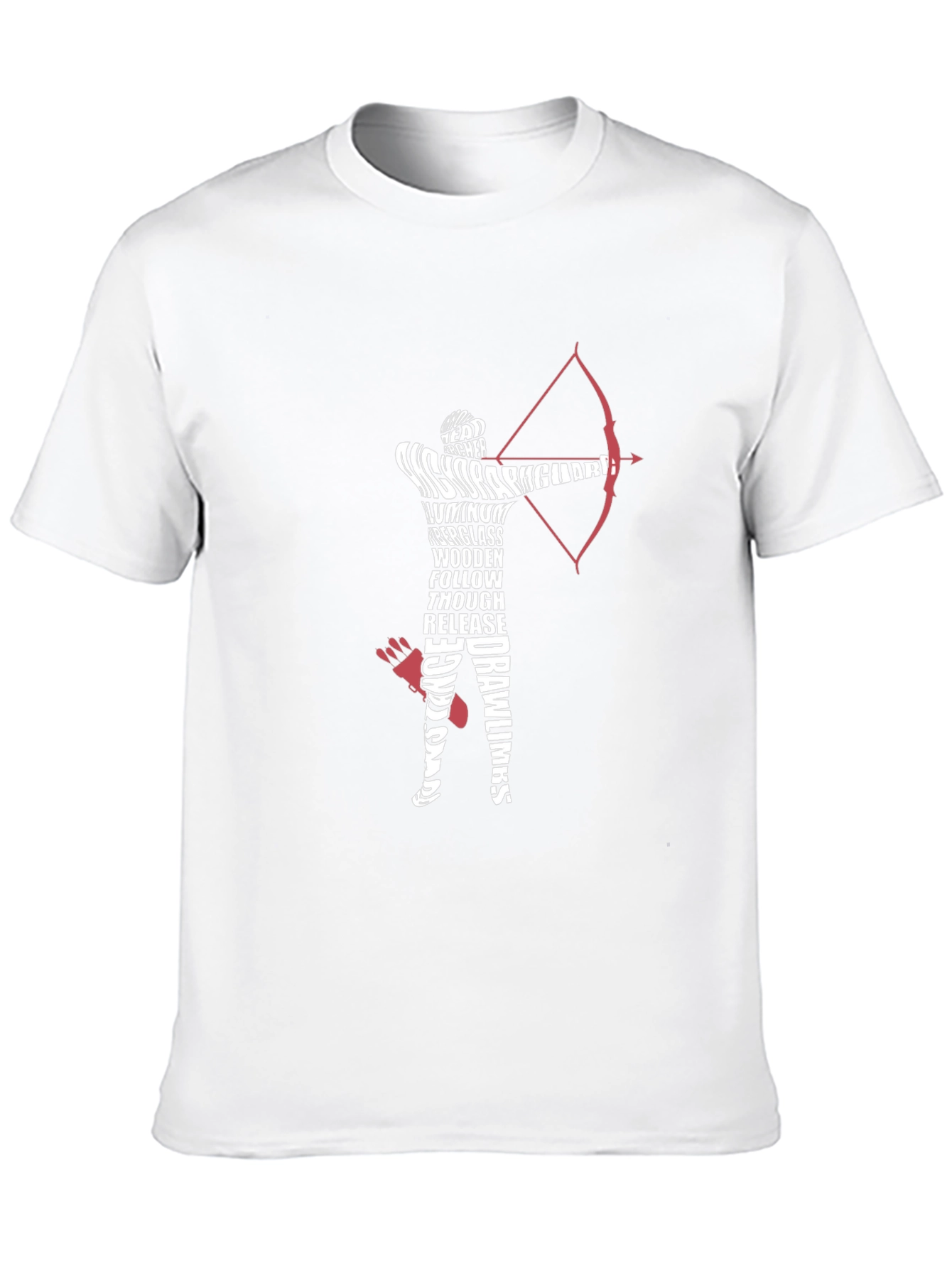 Archery Word Art Graphic Tee