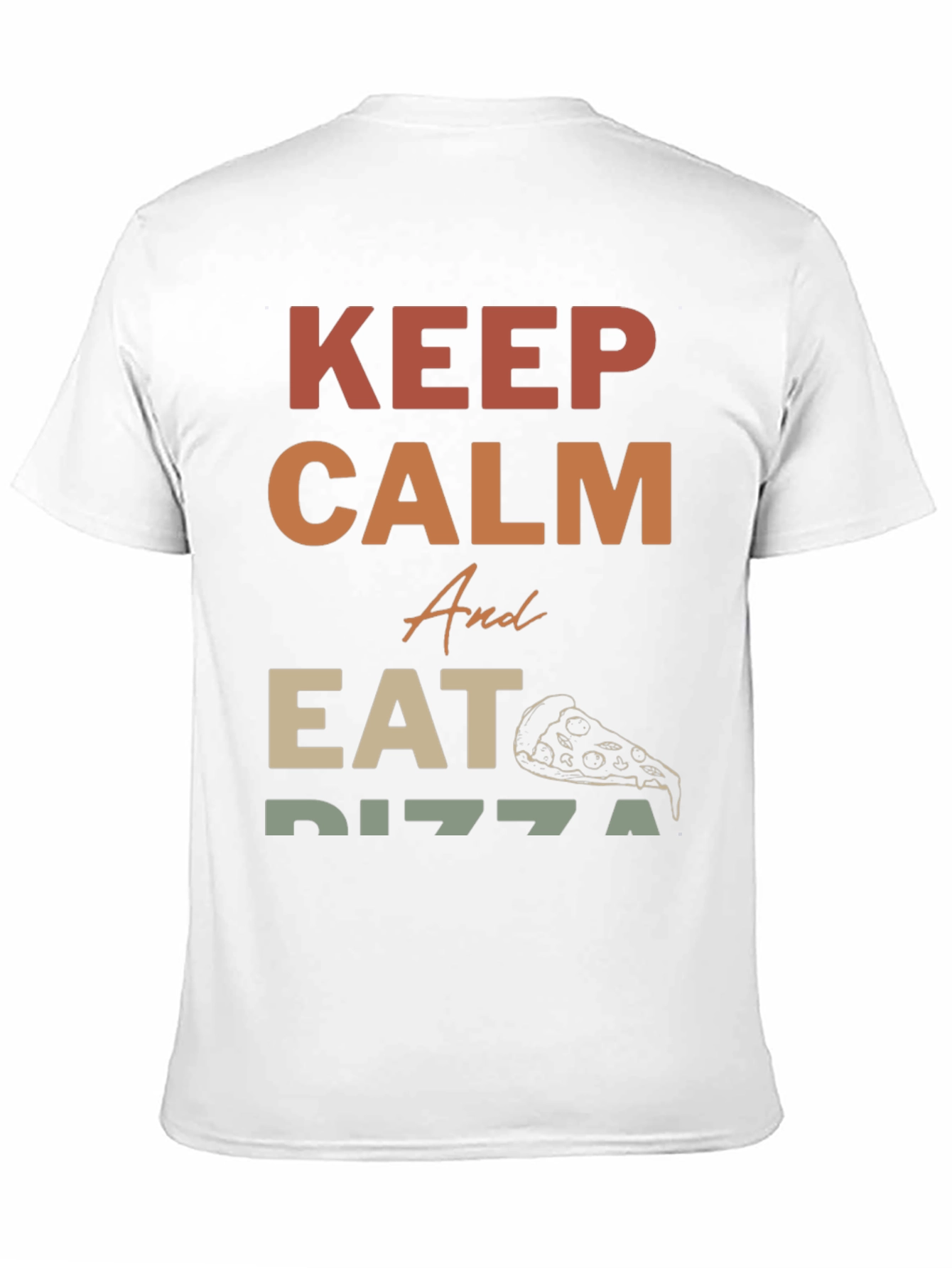 Keep Calm & Eat Pizza Graphic Tee