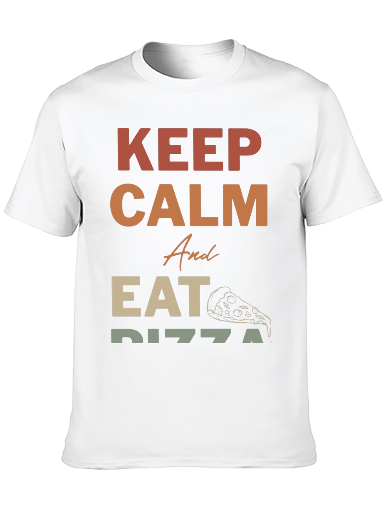 Keep Calm & Eat Pizza Graphic Tee