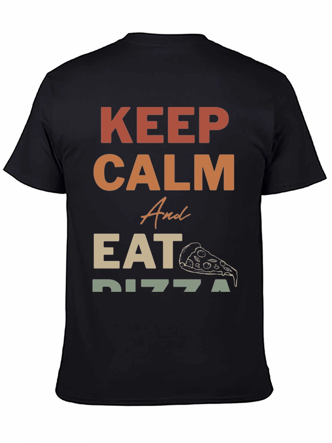 Keep Calm & Eat Pizza Graphic Tee