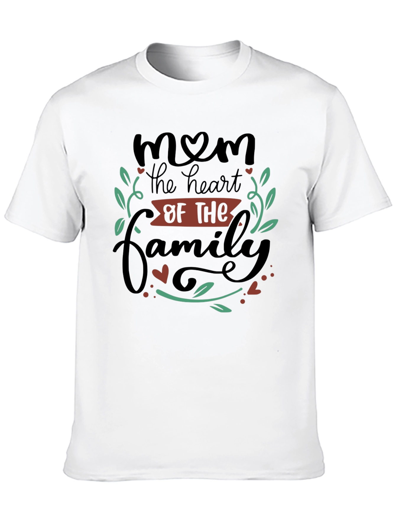 Mom Heart of the Family Graphic T-Shirt