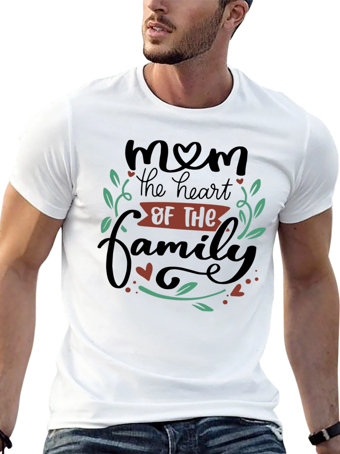 Mom Heart of the Family Graphic T-Shirt