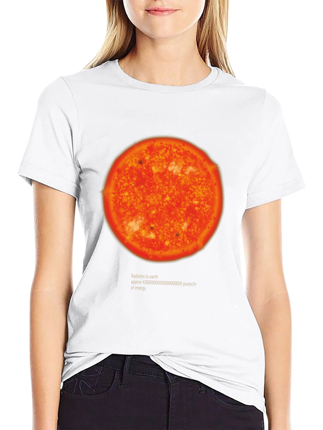 Radiates Energy T-Shirt - Black Graphic Tee