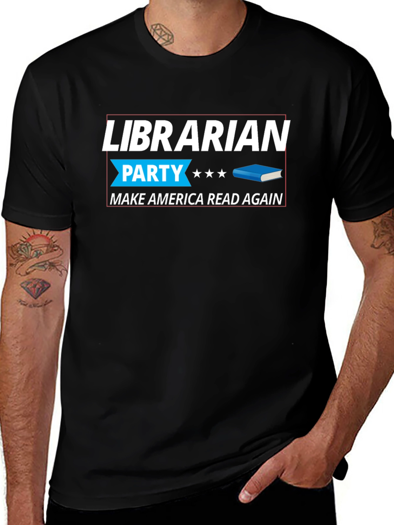 Librarian Party Tee - Make America Read Again