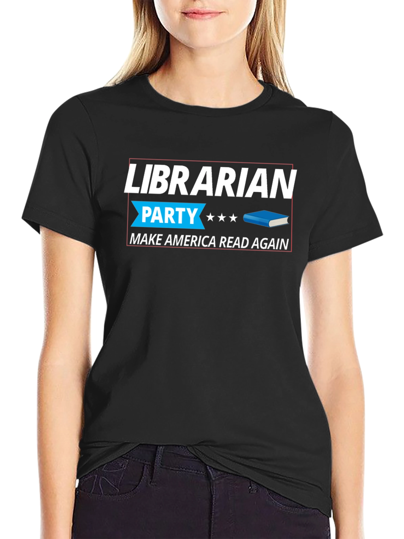 Librarian Party Tee - Make America Read Again