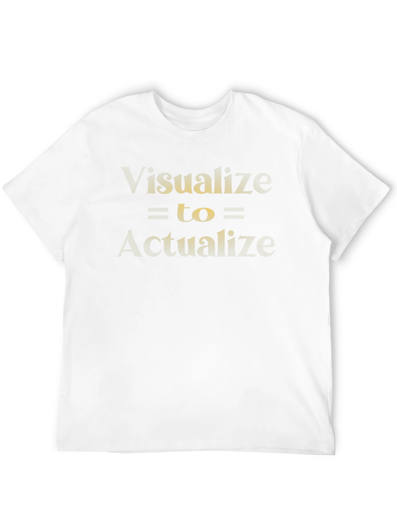 Visualize to Actualize Black T-Shirt