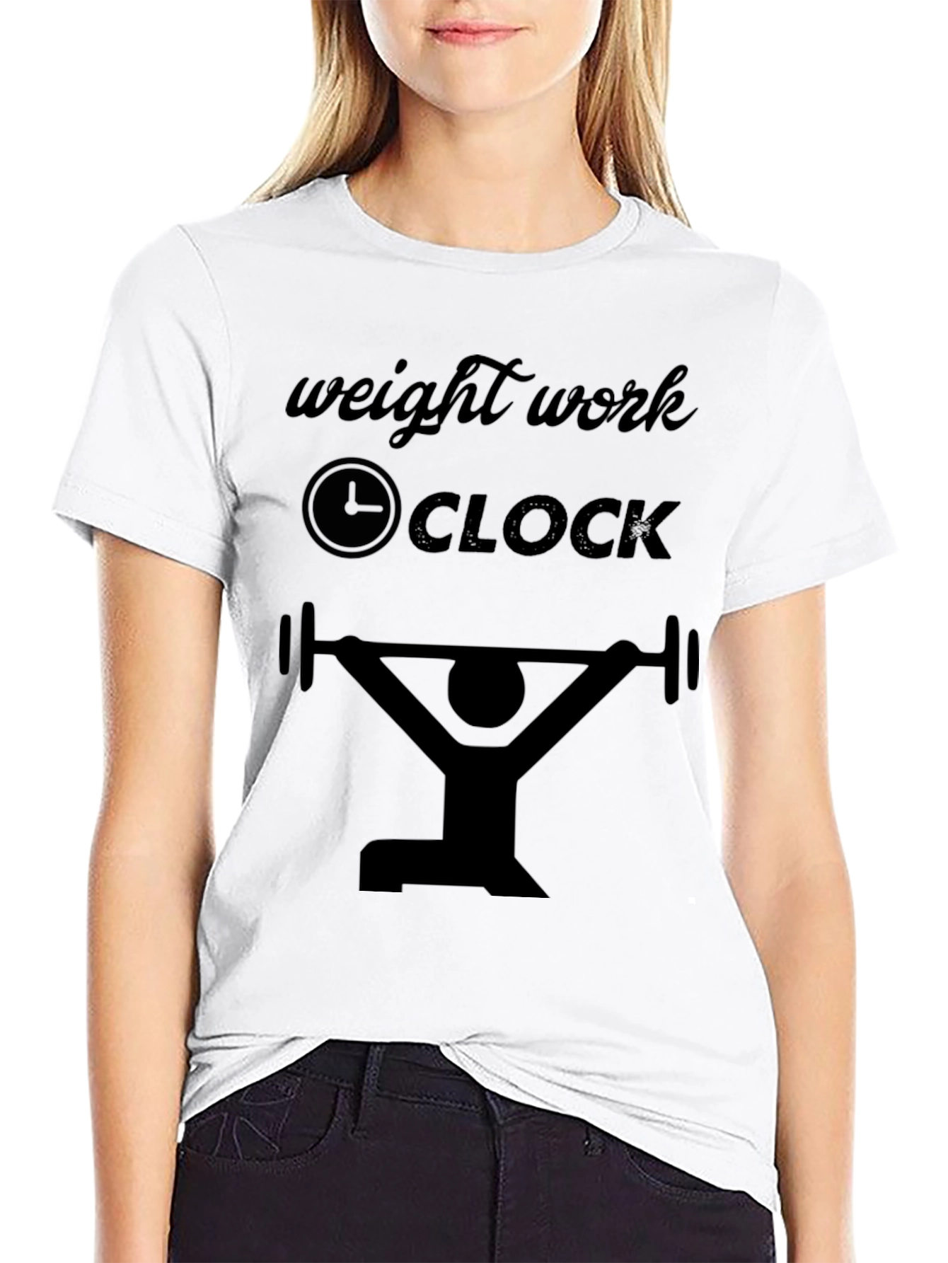 Weight Work Clock T-Shirt - Gym Motivation Tee