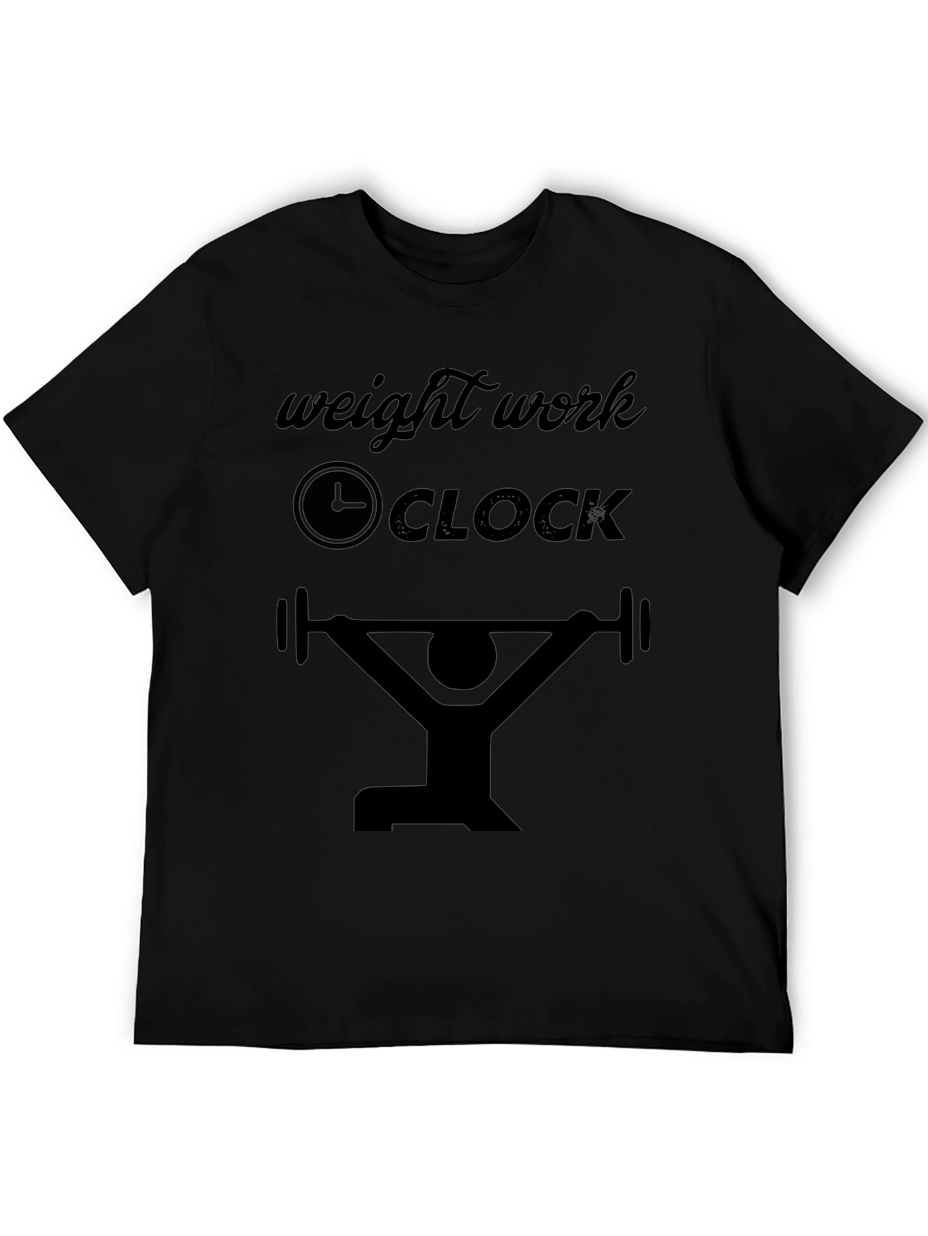 Weight Work Clock T-Shirt - Gym Motivation Tee