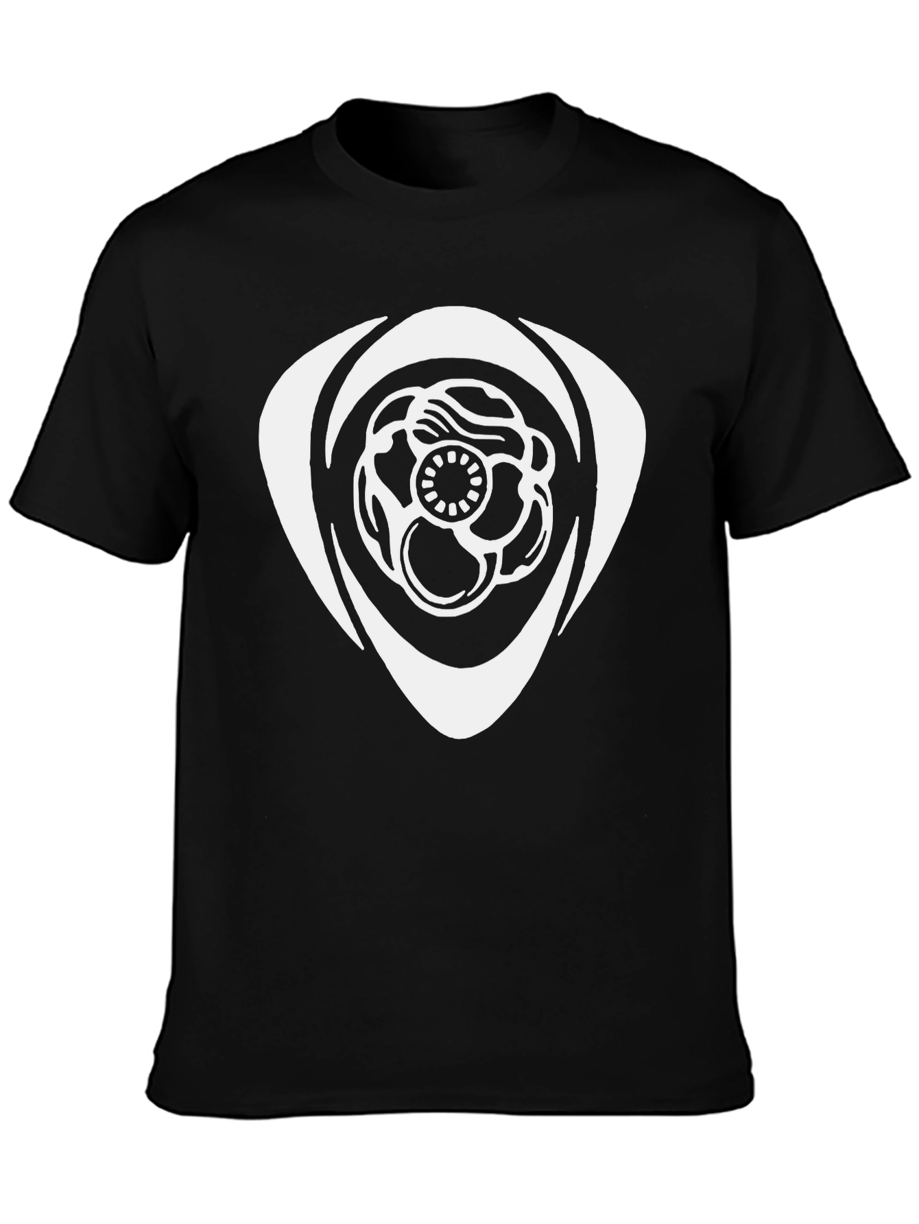 Rotary Engine Graphic Tee - Black Short Sleeve