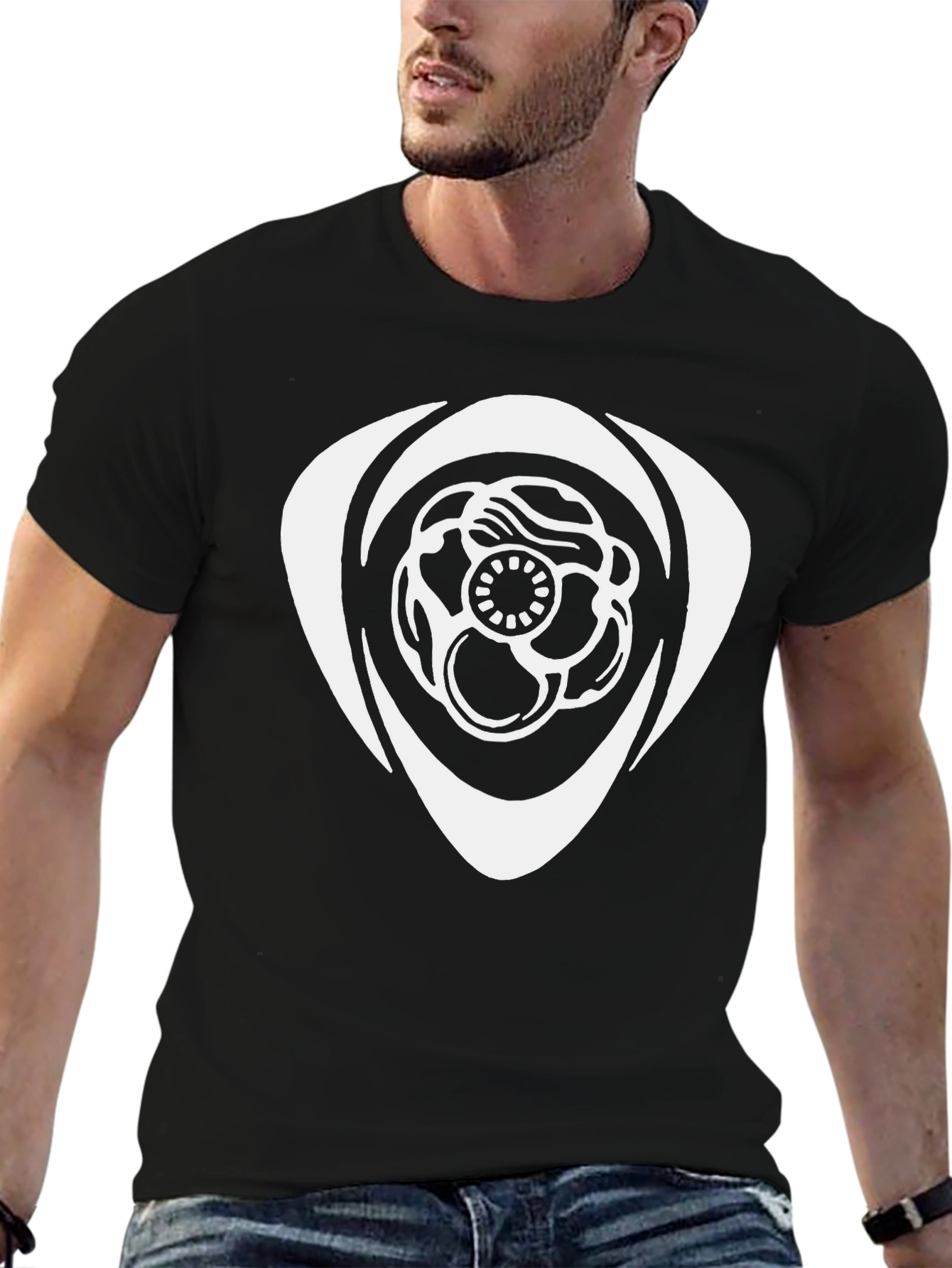 Rotary Engine Graphic Tee - Black Short Sleeve